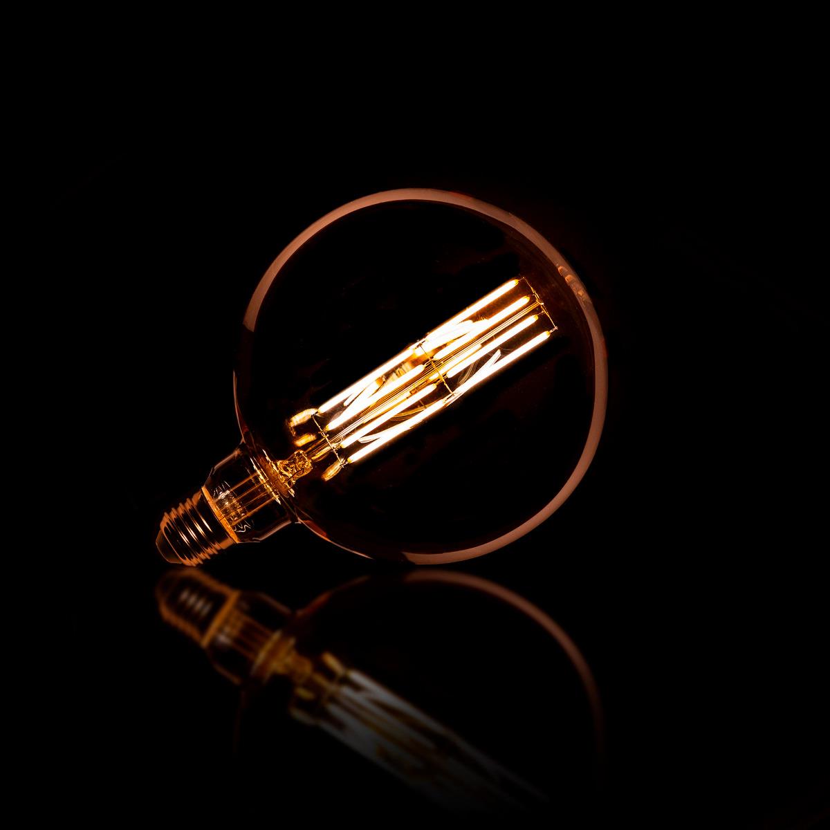 Fraaai - Lichtbron LED Ø15 - amberkleurig glas
