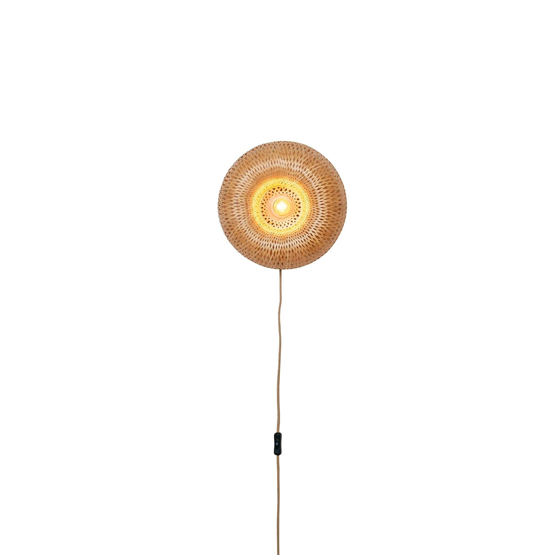 GOOD&MOJO Wandlamp Barbados - Naturel - Ø35cm