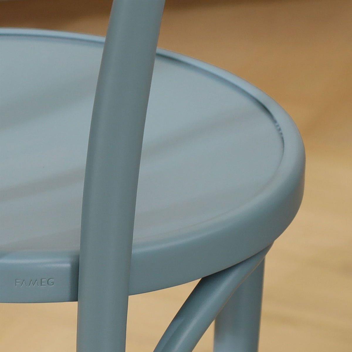 Fameg Vienna Thonet No.14 Houten Bistrostoel Blauw