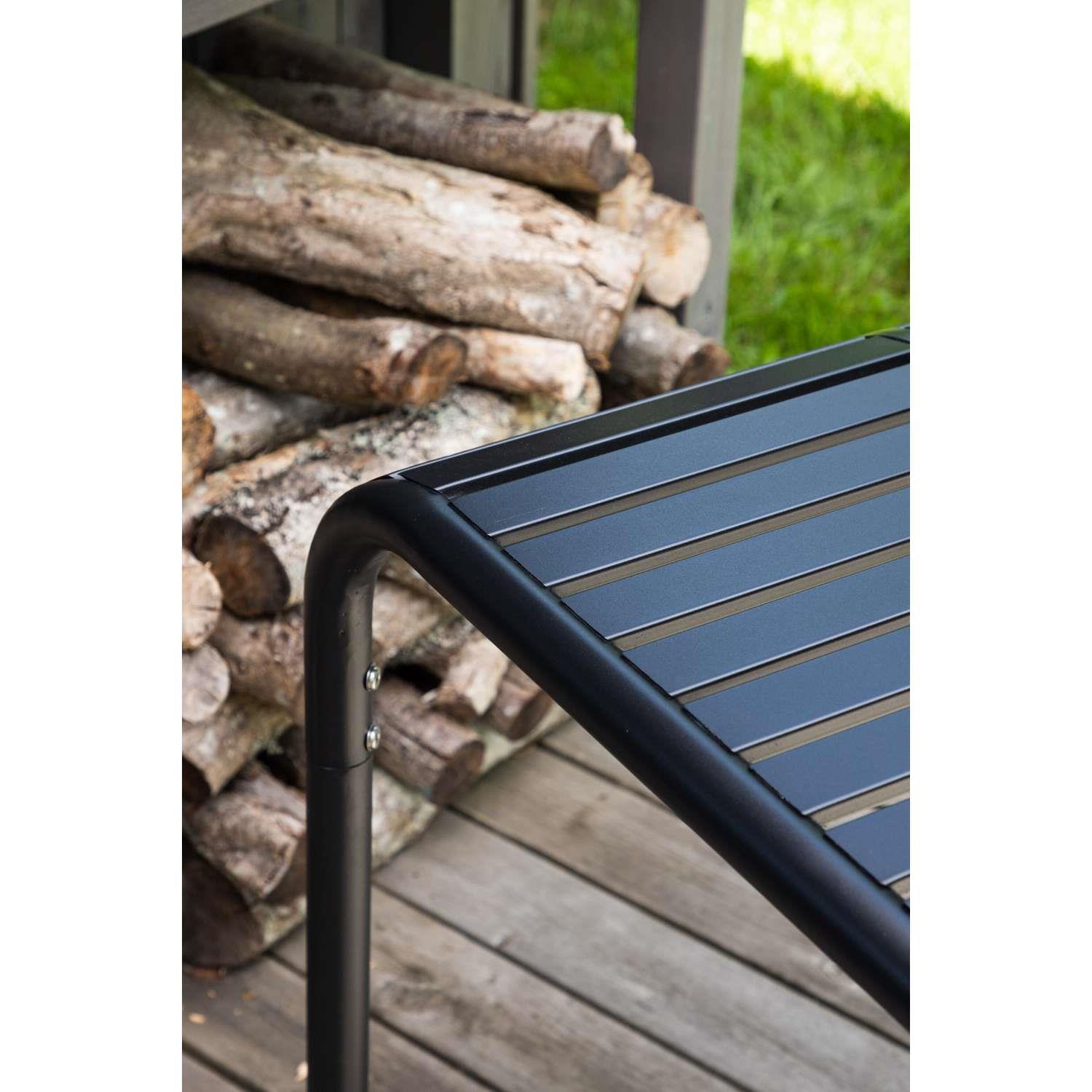 Venture Home Borneo Cafétafel 75 x 70 x 70 - Zwart