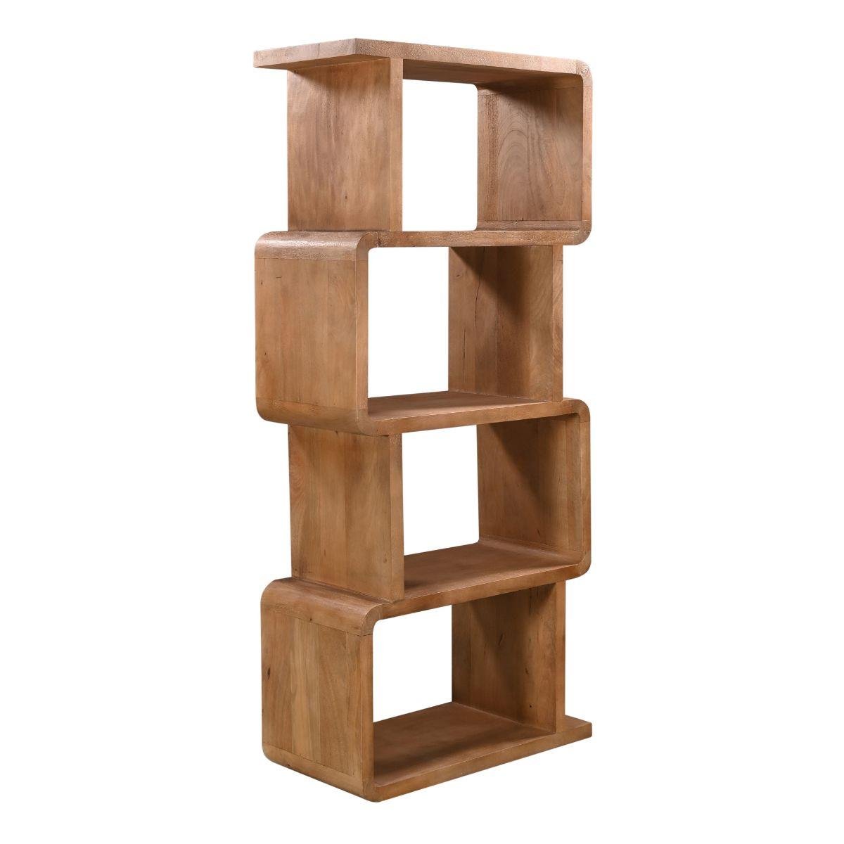 Giga Meubel - Wandkast Lichtbruin - Open - 80x40x180cm - Floris