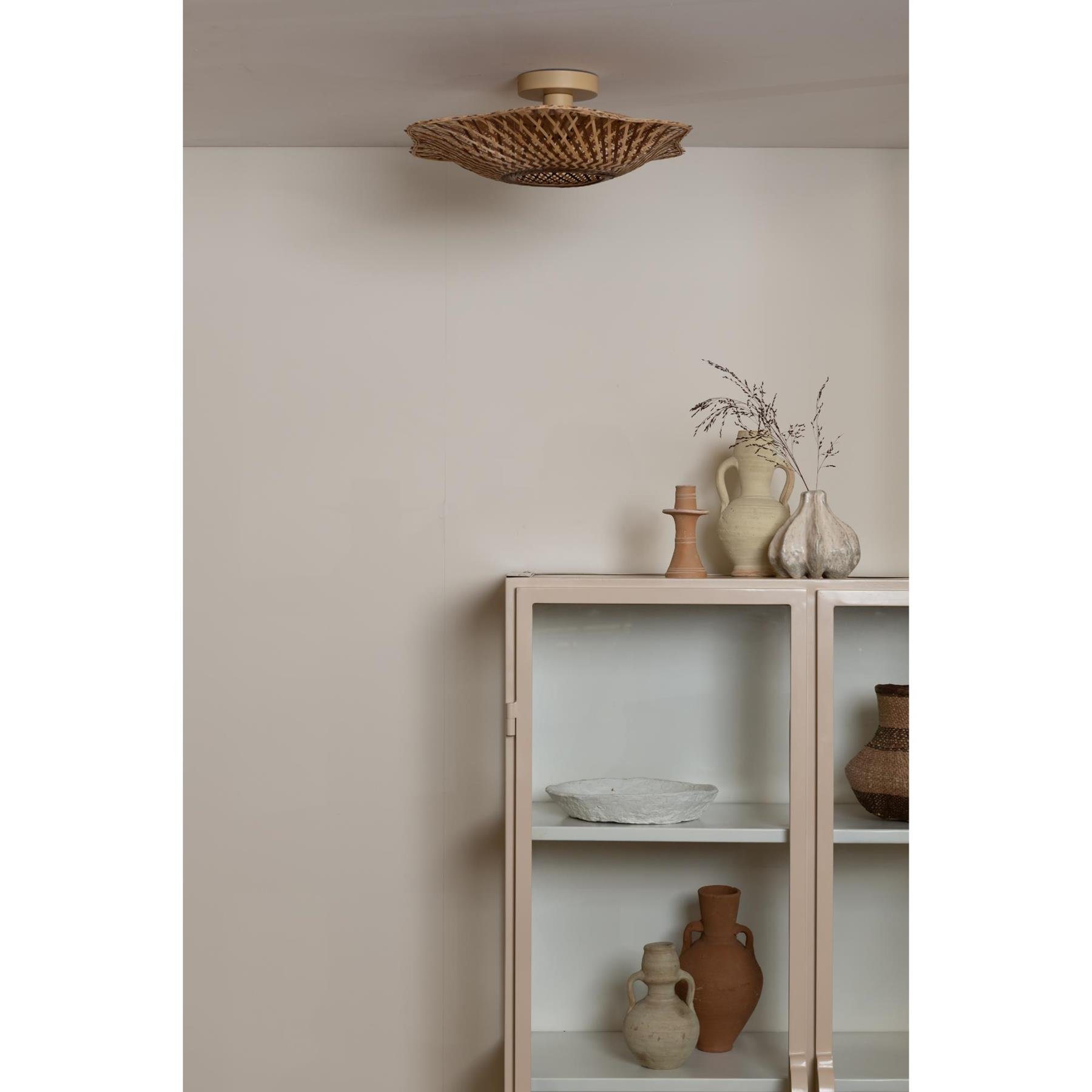 GOOD&MOJO Plafonniere Madura - Naturel - Ø13cm