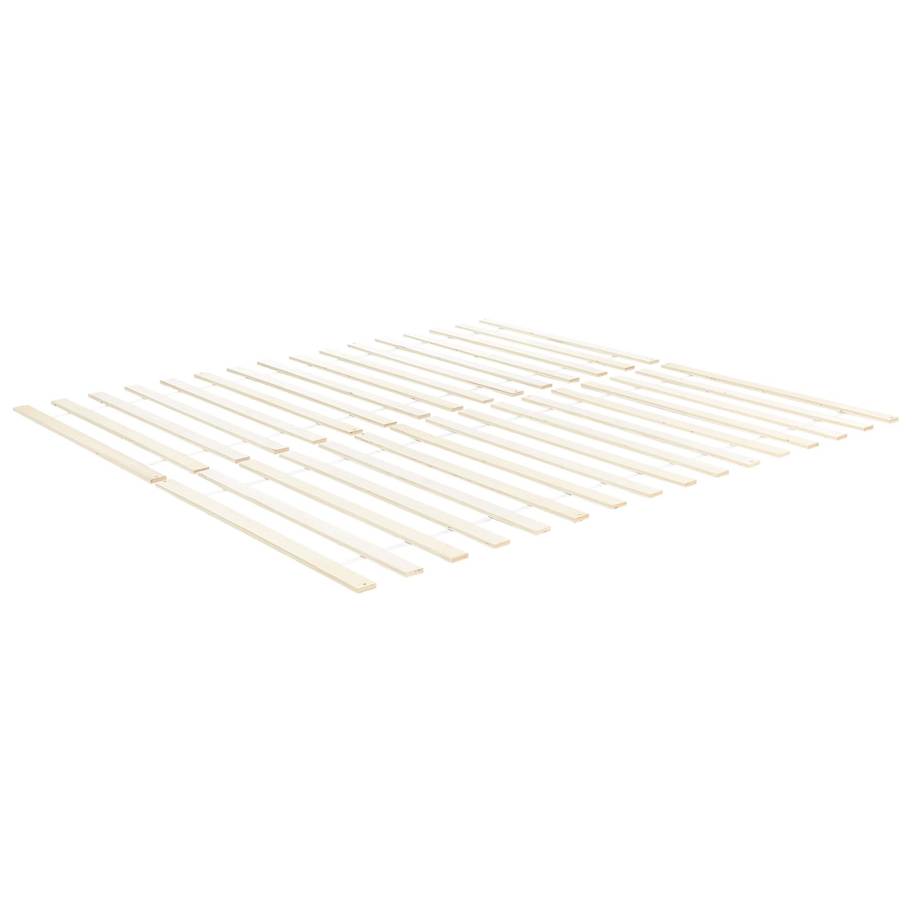 Beliani-ROYAN -Tweepersoonsbed-Lichthout-160 x 200 cm-Dennenhout