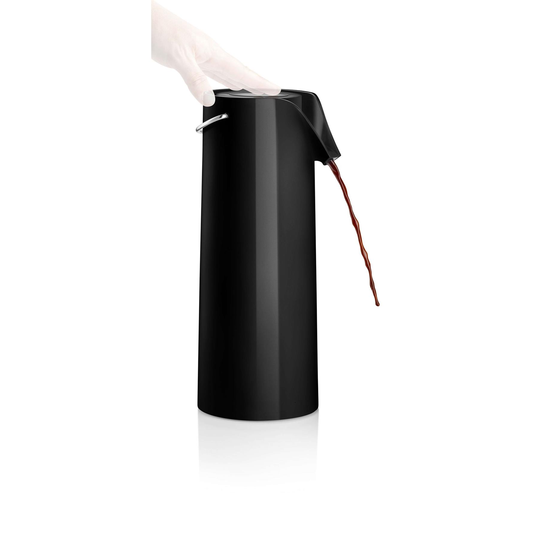 Eva Solo - Thermoskan met Pomp - 1.8 liter - Zwart - Eva Solo