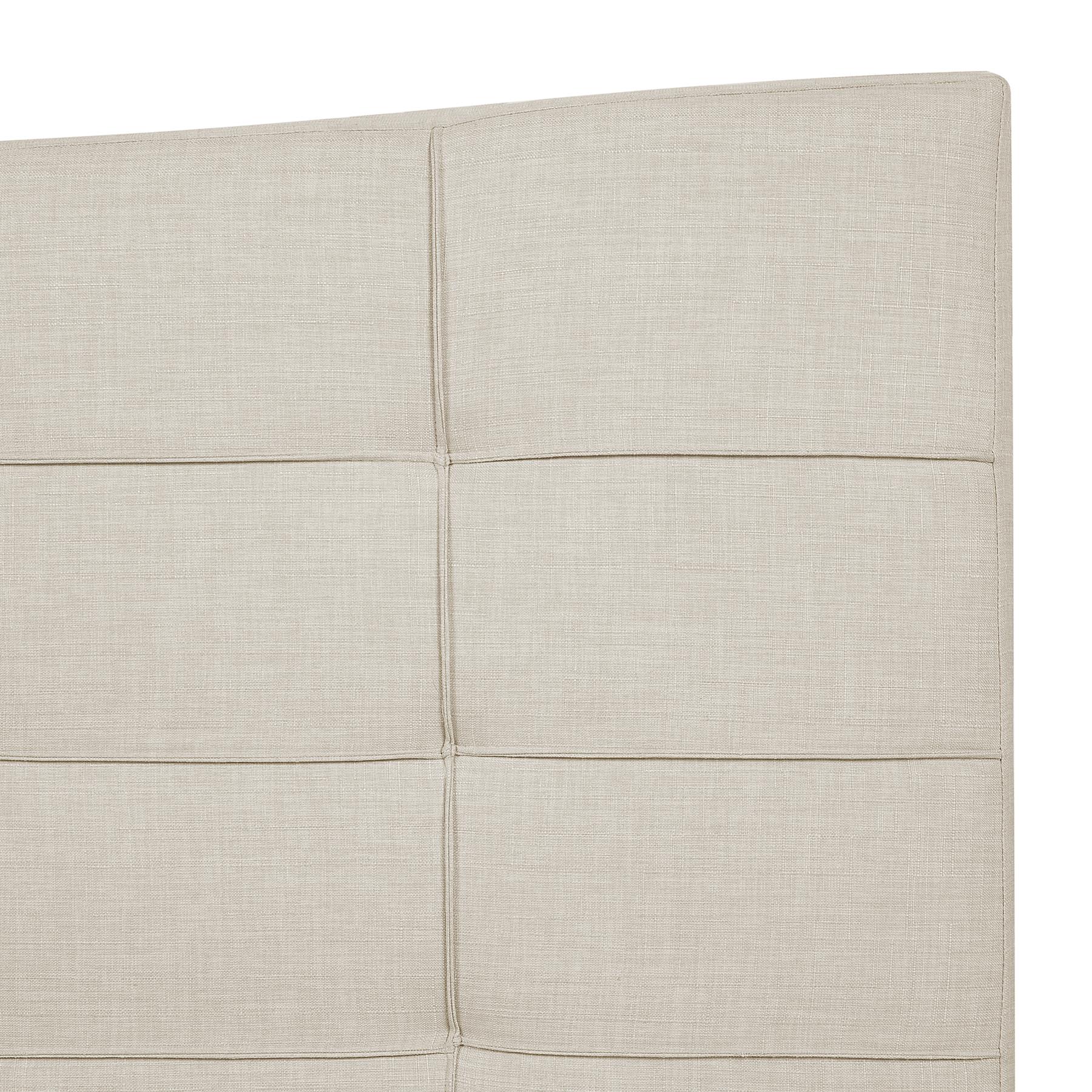 Beliani-LANNION -Tweepersoonsbed-Beige-180 x 200 cm-Polyester