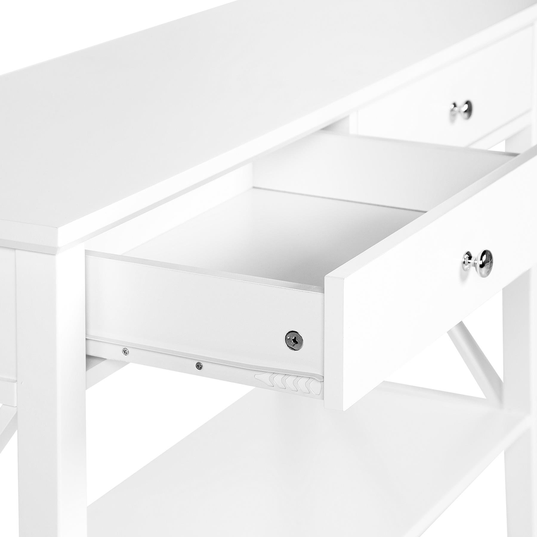 Beliani - AVENUE - Consoletafel - Wit - MDF