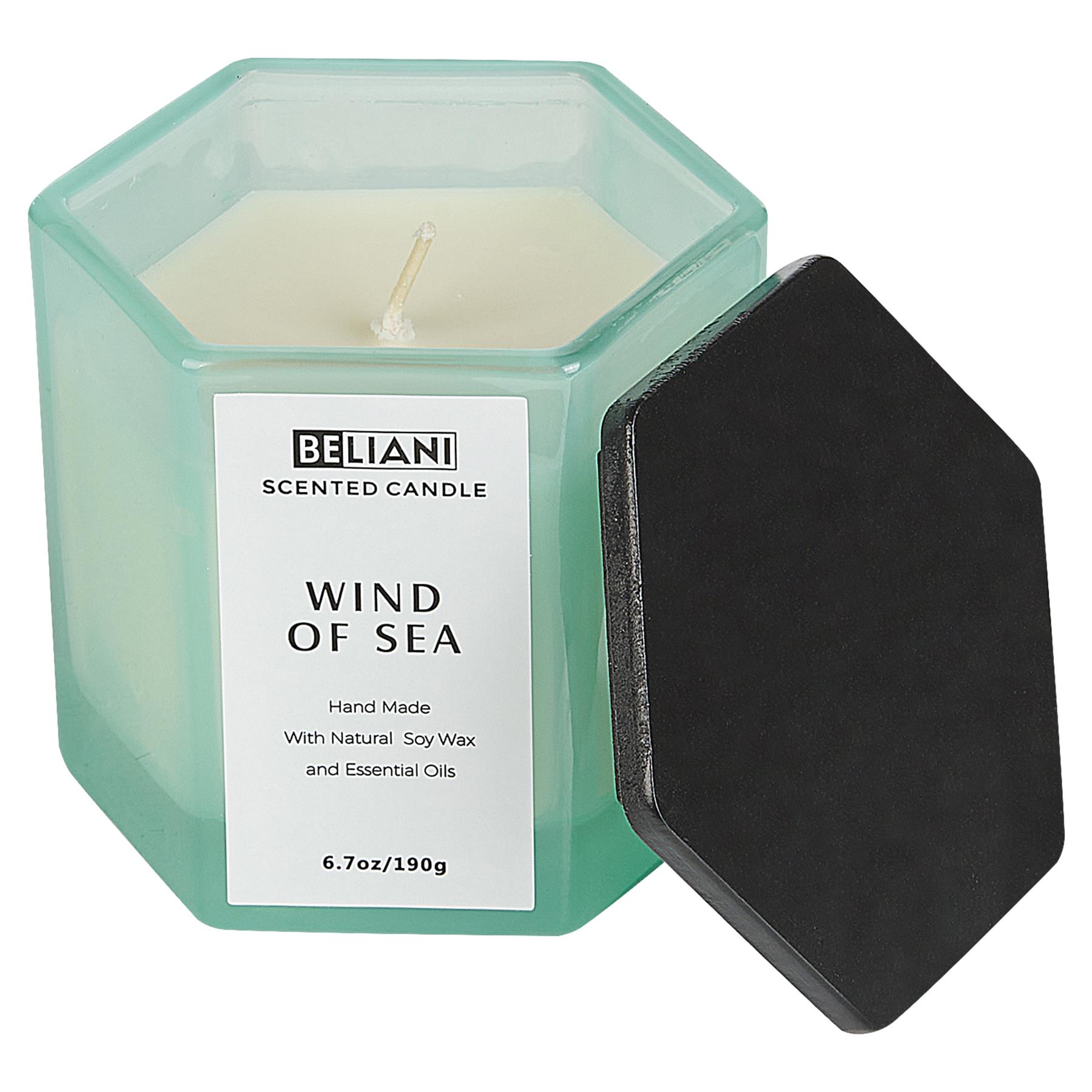 Beliani - CLASSY TINT - Geurkaars en geurstokjes - Zeebries - Soja wax