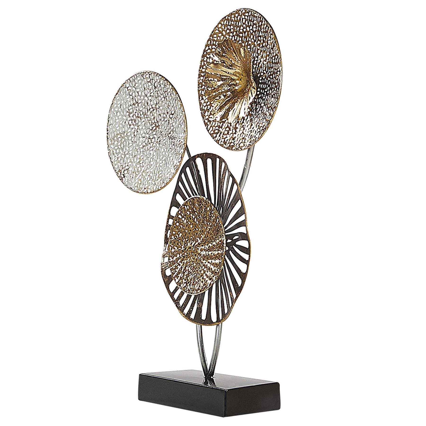 Beliani - URANIUM - Decofiguur - Zilver - Metaal
