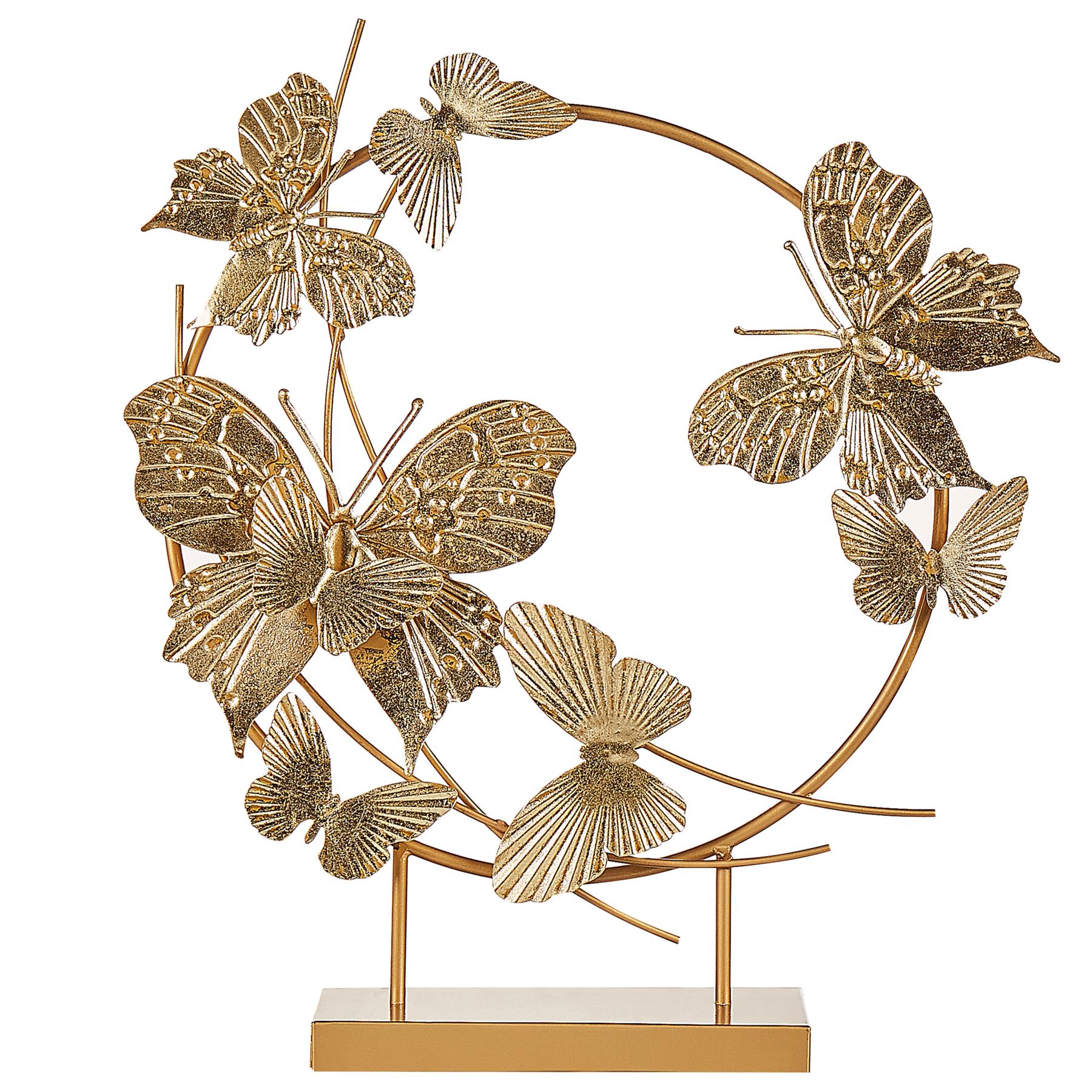 Beliani - BERYLLIUM - Decofiguur - Goud - IJzer