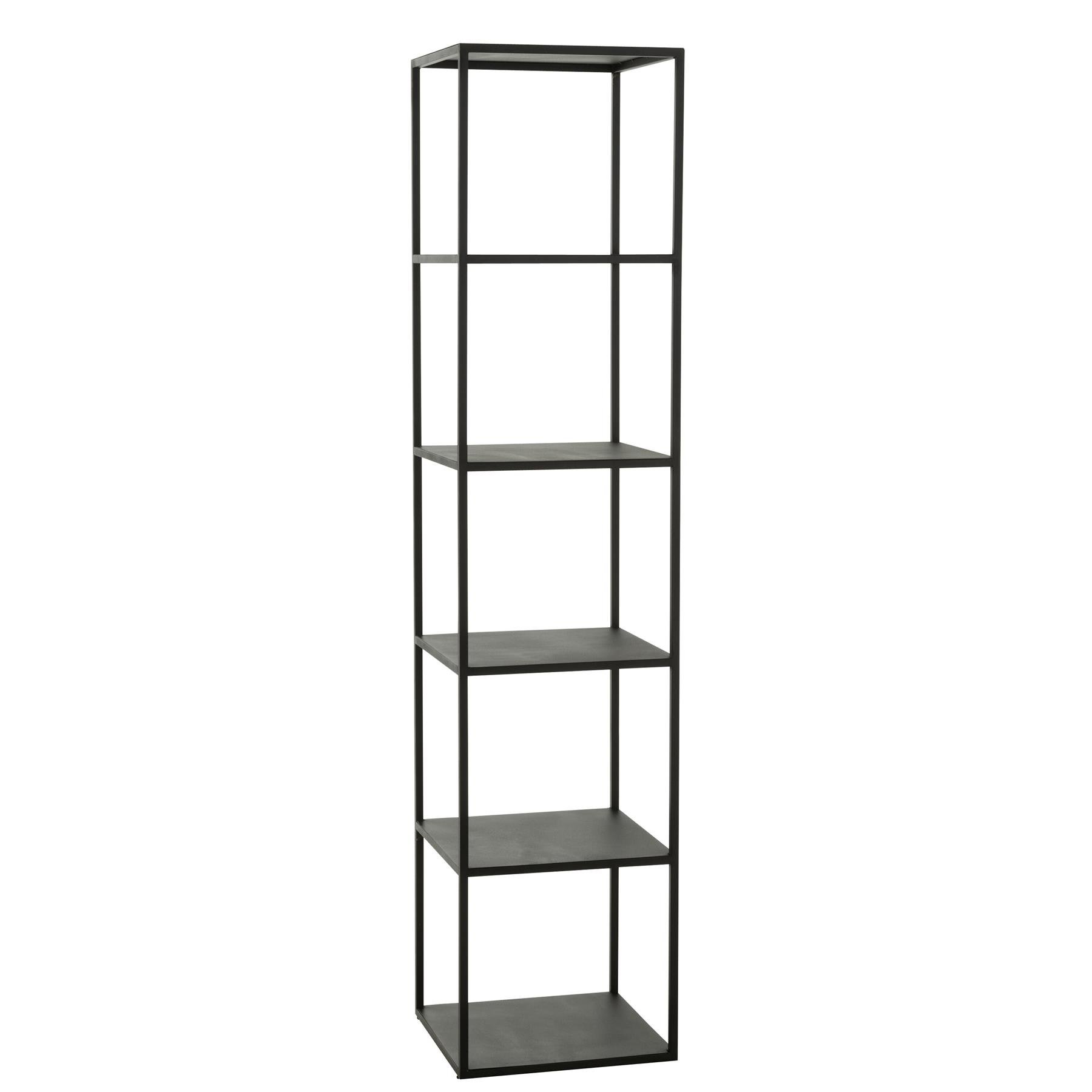 J-Line rek 6 Niveaus - metaal - zwart