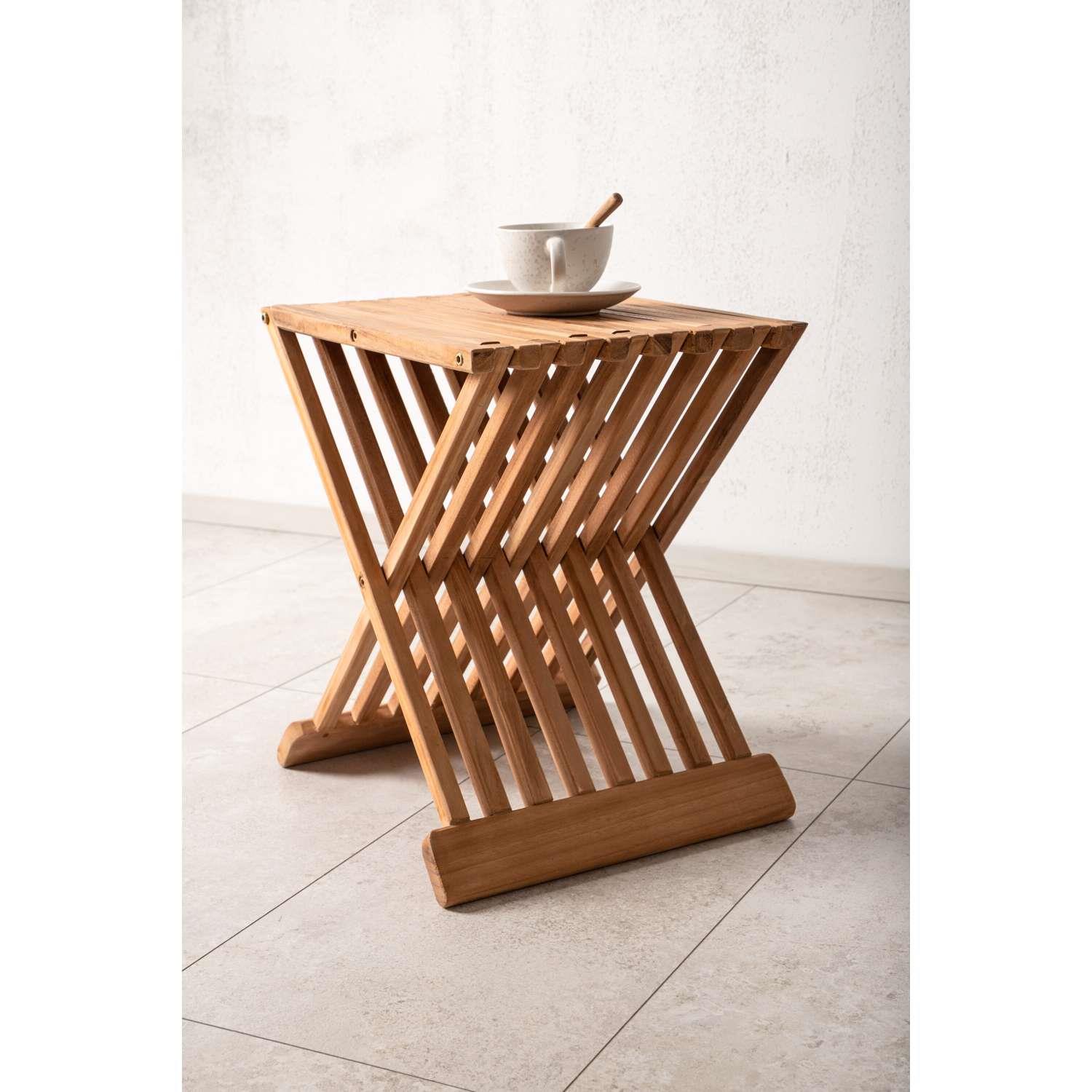 Venture Home Ghana Bijzettafel 43 x 40 x 40 - Natuur