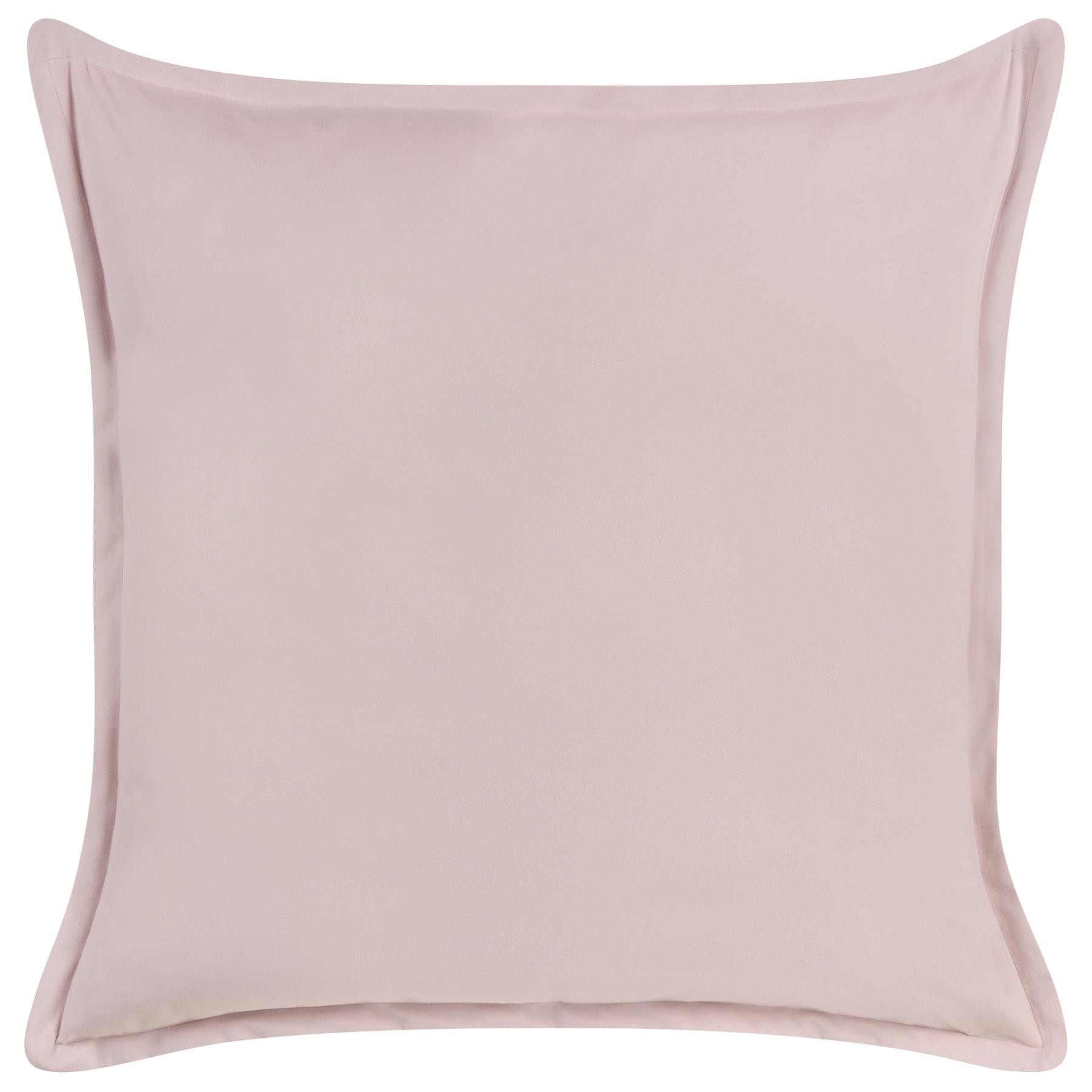 Beliani - EUSTOMA - Sierkussen set van 2 - Roze - 60 x 60 cm - Fluweel