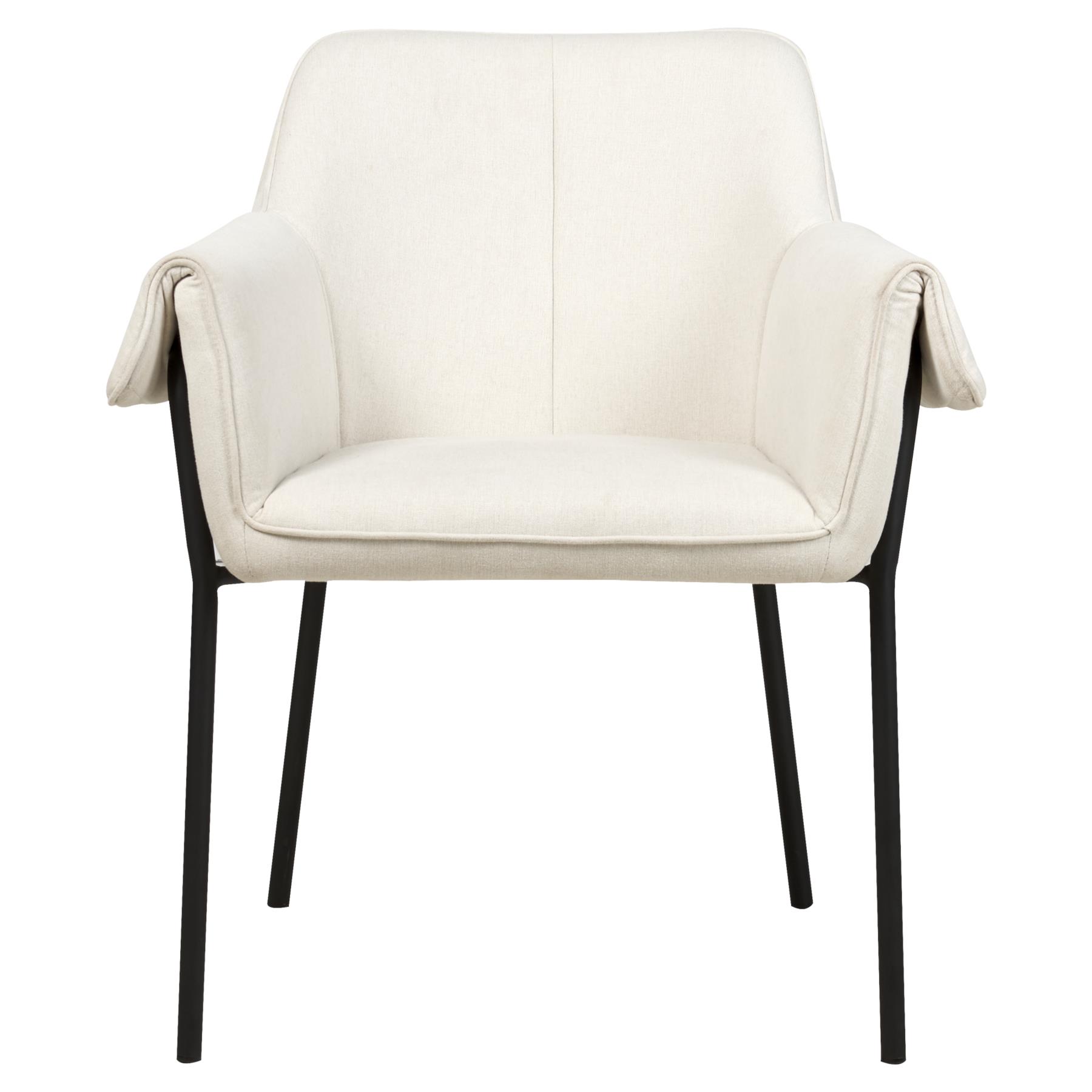 Beliani - ARLA - Fauteuil - Crème - Polyester