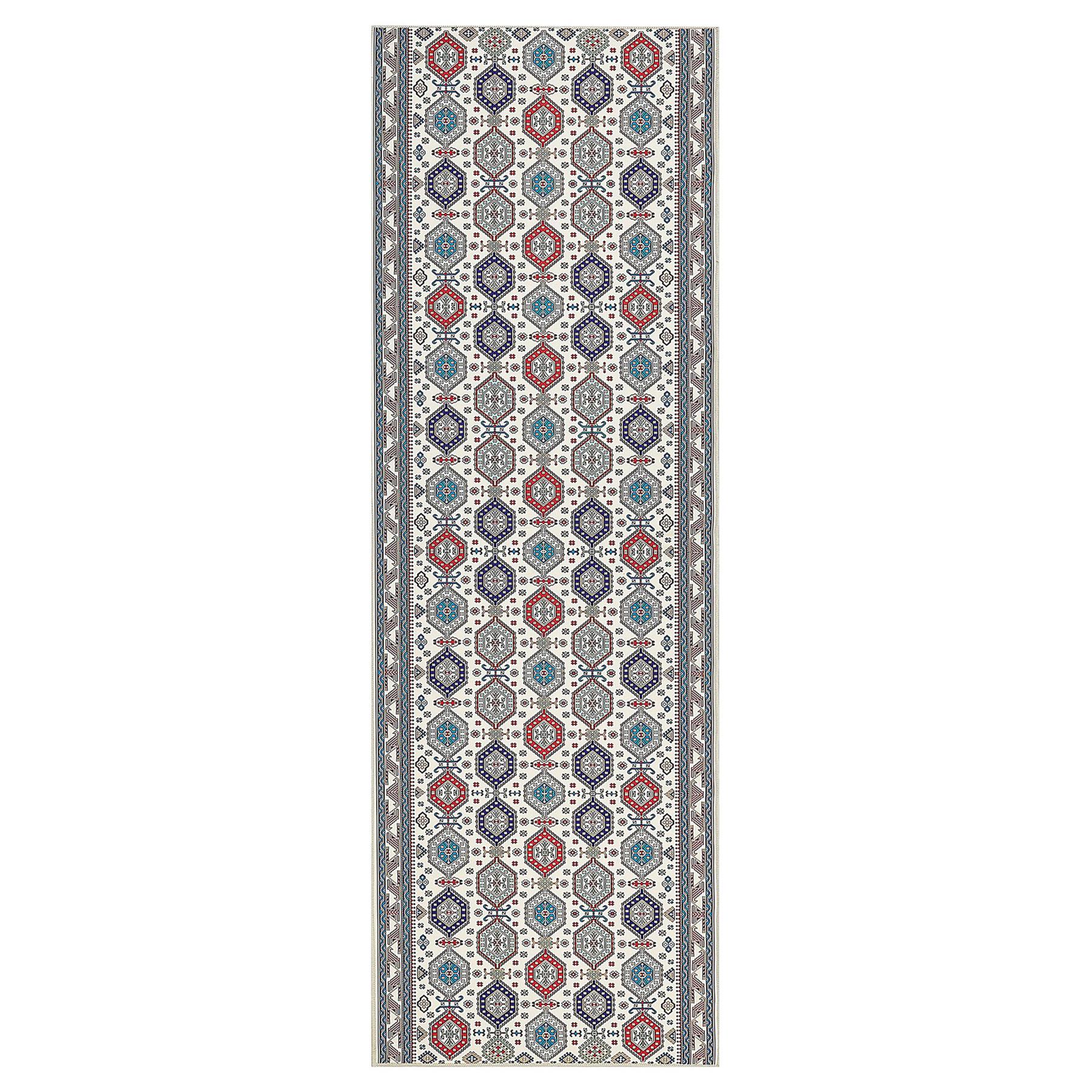 Beliani-HACILAR-Loper tapijt-Meerkleurig-80 x 240 cm-Polyester