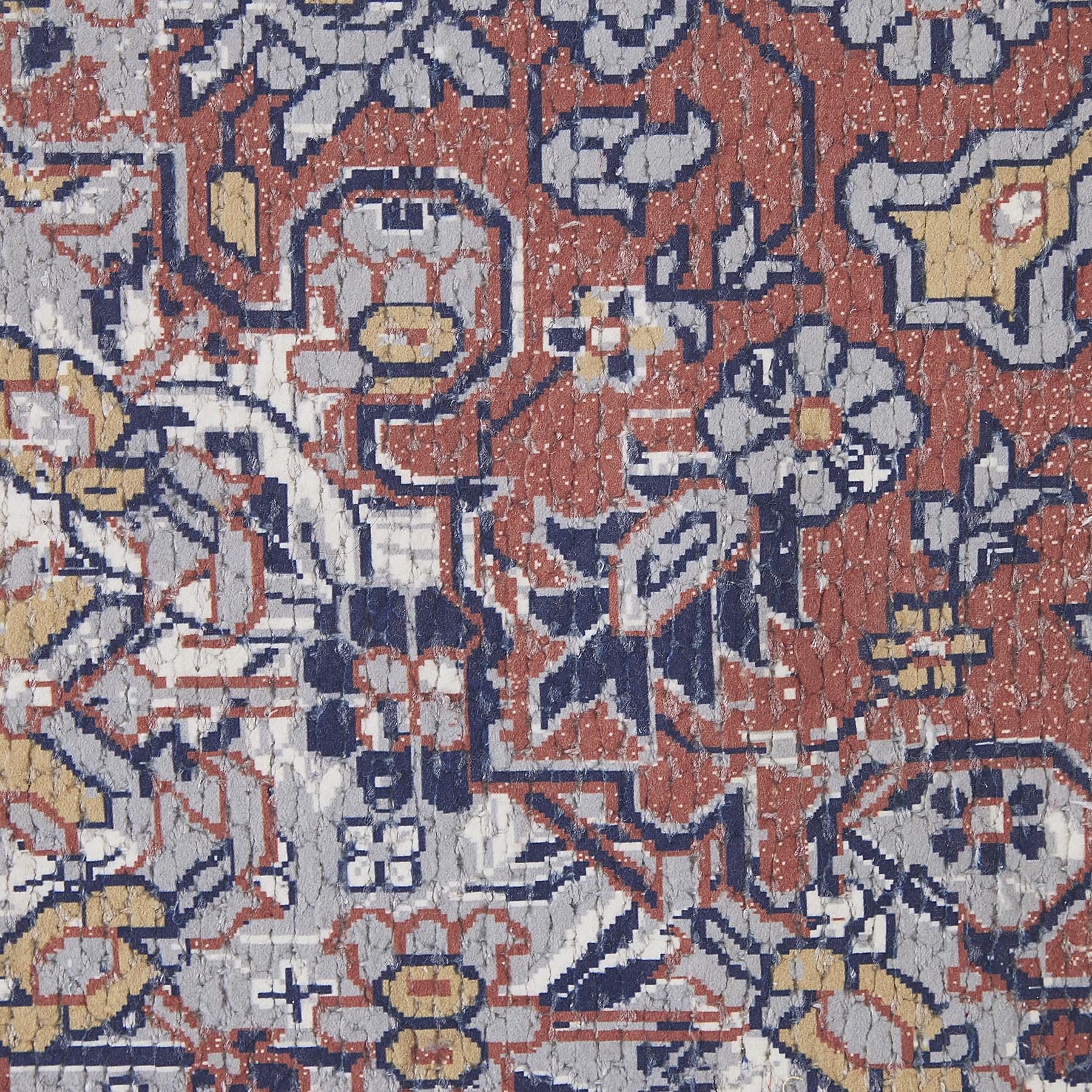 Beliani-KORGAN-Laagpolig vloerkleed-Multicolor-140 x 200 cm-Polyester