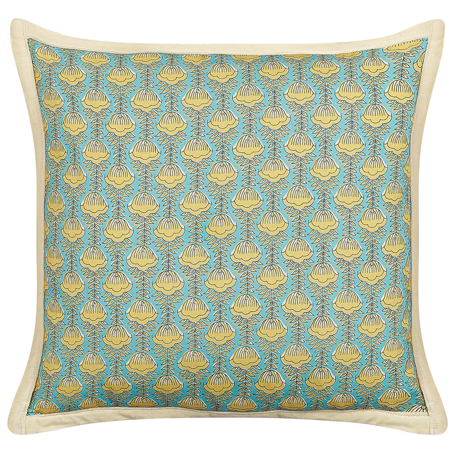 Beliani - WAKEGI - Sierkussen set van 2 - Blauw - 45 x 45 cm - Katoen