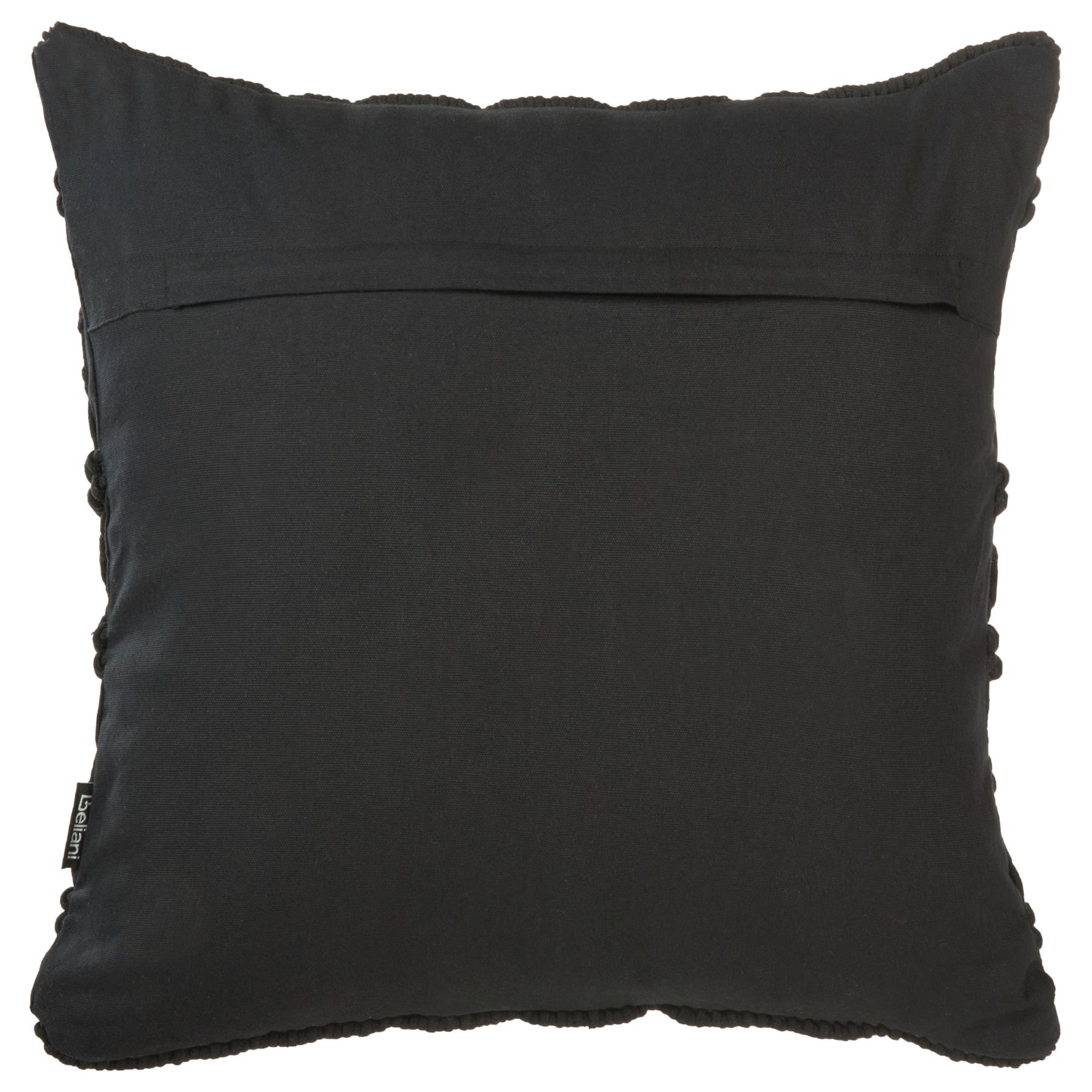 Beliani-MUDANYA -Sierkussen set van 2-Zwart-45 x 45 cm-Katoen
