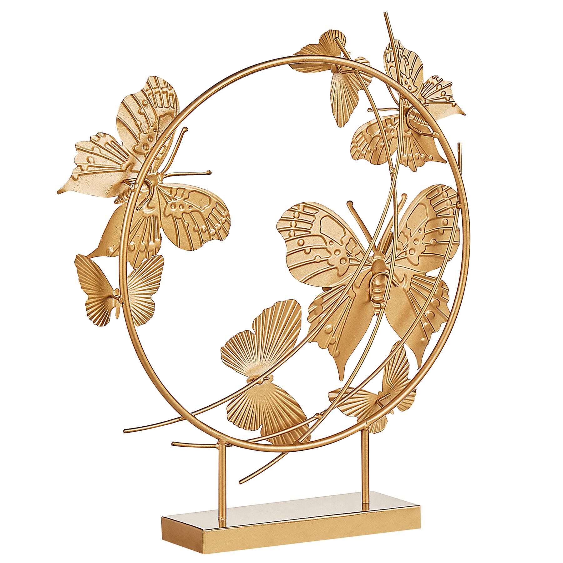Beliani - BERYLLIUM - Decofiguur - Goud - IJzer