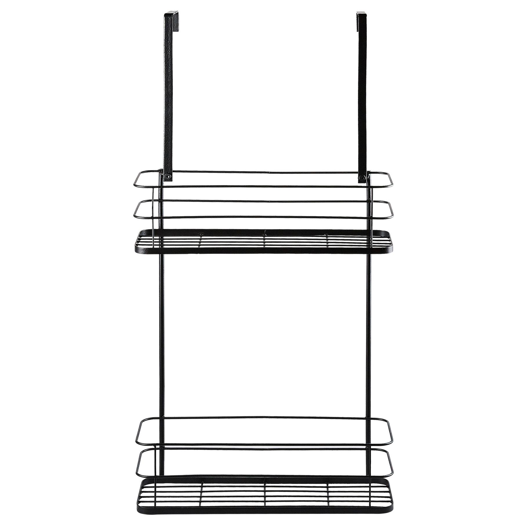 Beliani - TAYASU - Badkamer plank - Zwart - IJzer