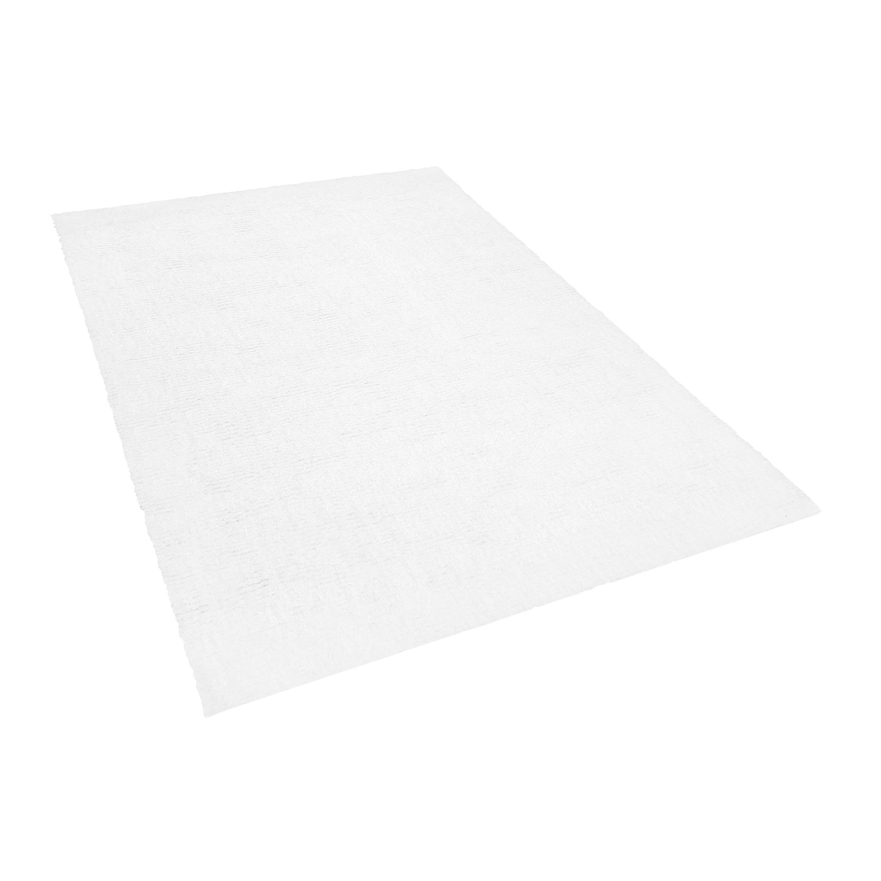 Beliani - DEMRE - Shaggy vloerkleed - Wit - 200 x 300 cm - Polyester