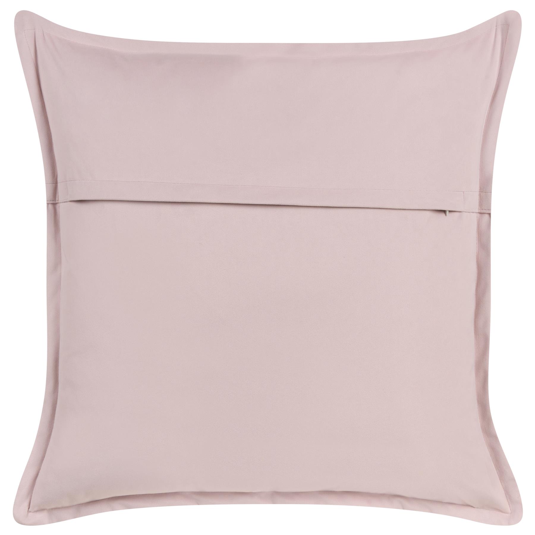 Beliani - EUSTOMA - Sierkussen set van 2 - Roze - 60 x 60 cm - Fluweel