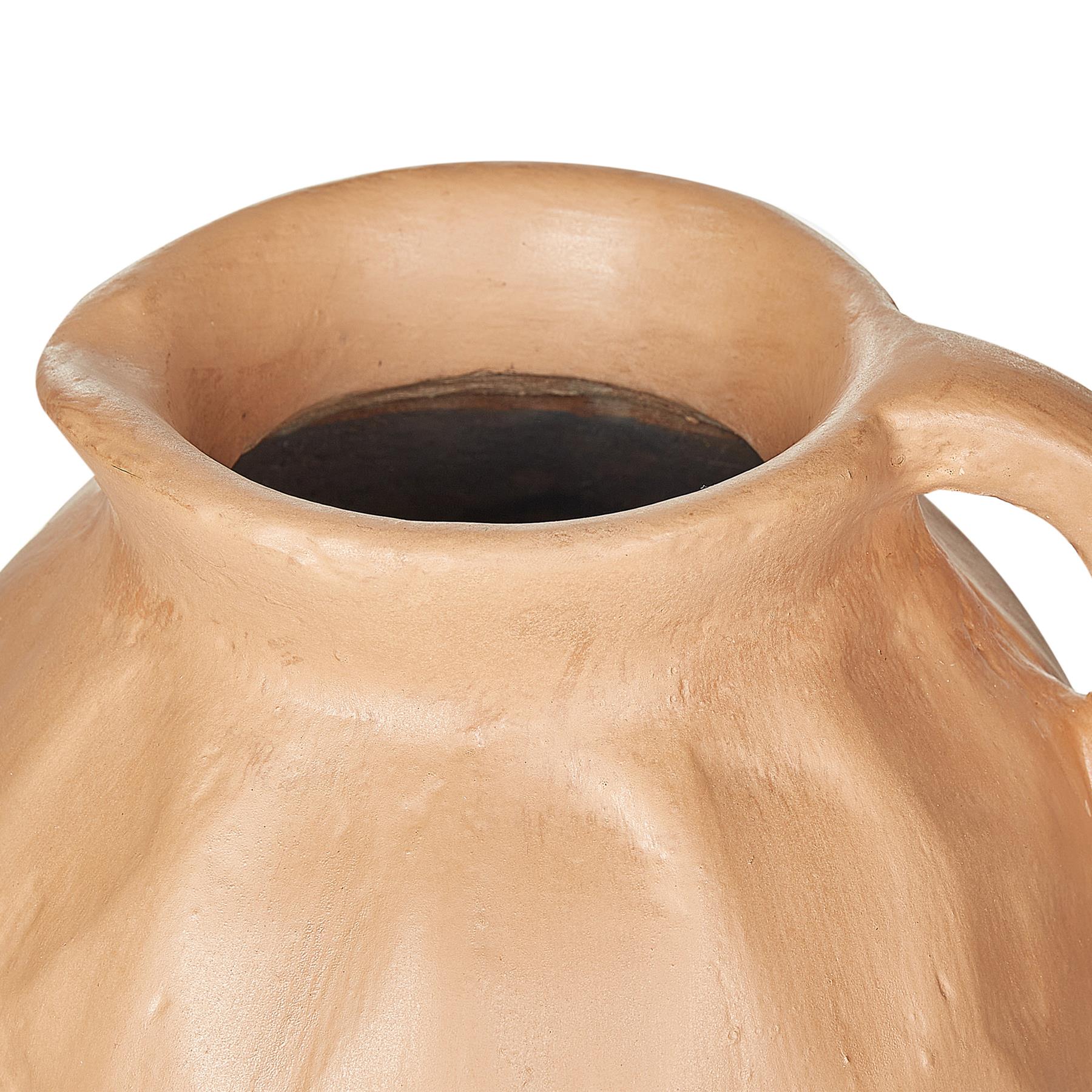 Beliani - TAIPING - Decoratieve vaas - Oranje - Terracotta