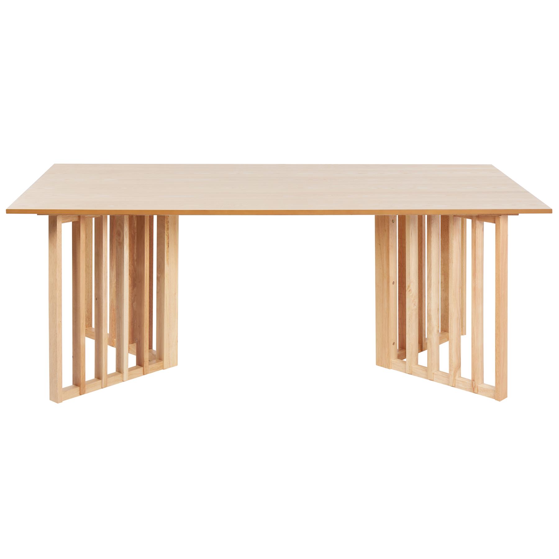 Beliani - LEANDRA - Eettafel - Lichtbruin - MDF