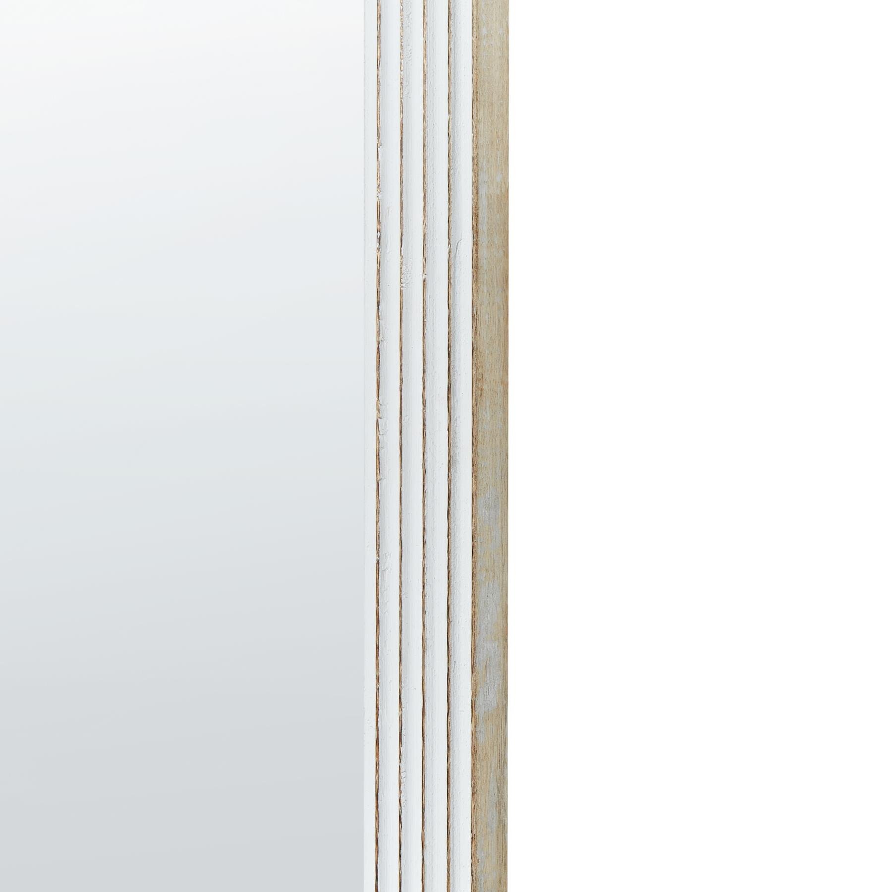 Beliani - BRIANT- Wandspiegel - Off-white - Mangohout