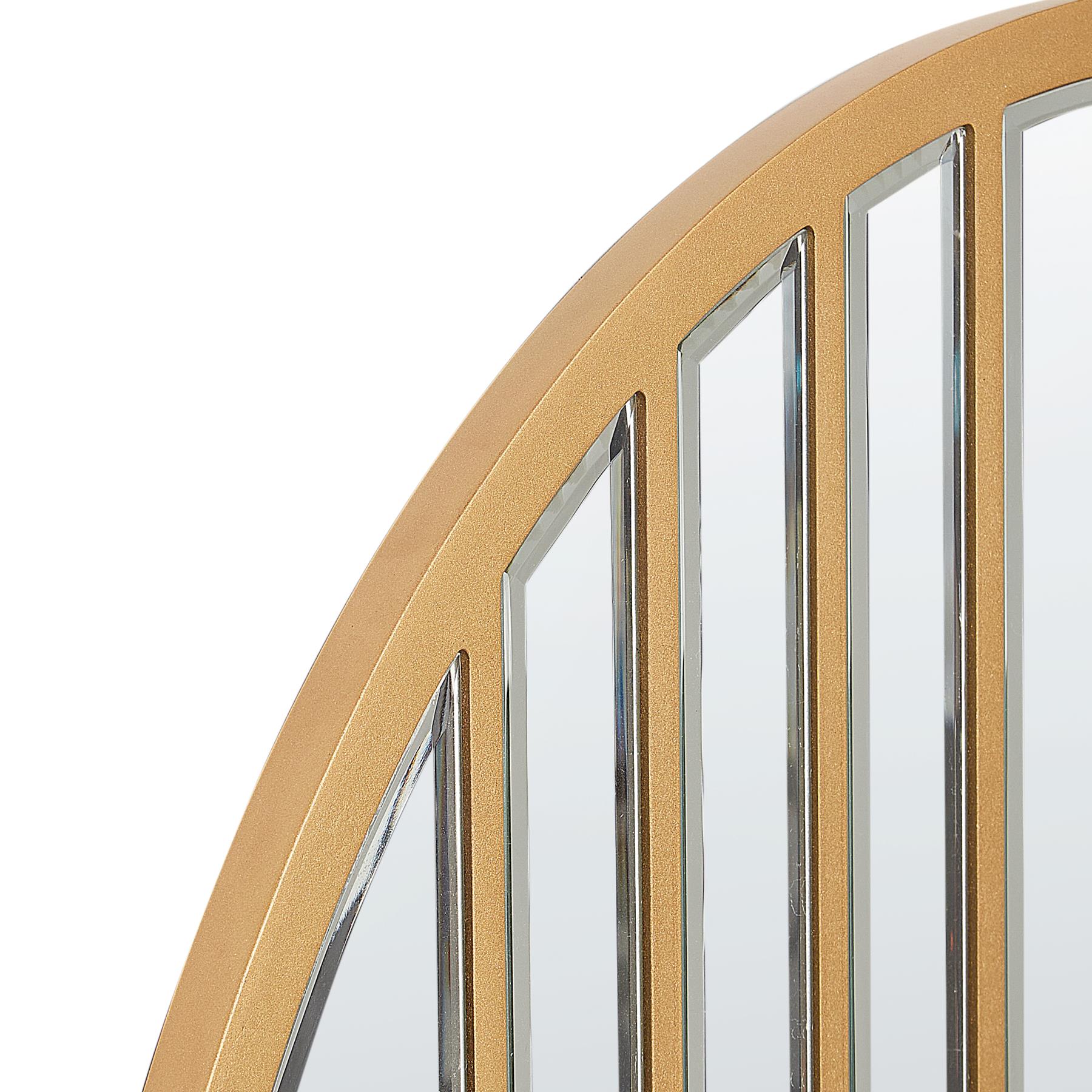 Beliani - COUST - Wandspiegel - Goud - 80 x 80 cm - MDF