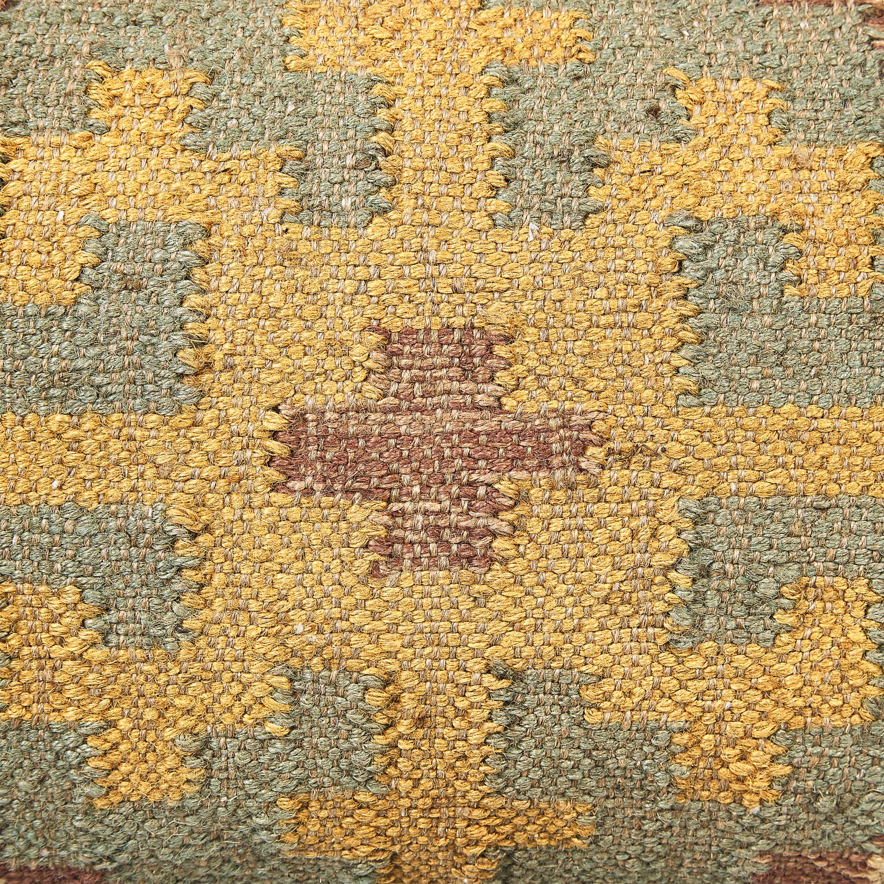 Beliani - SARON - Poef - Lichtgroen - Jute