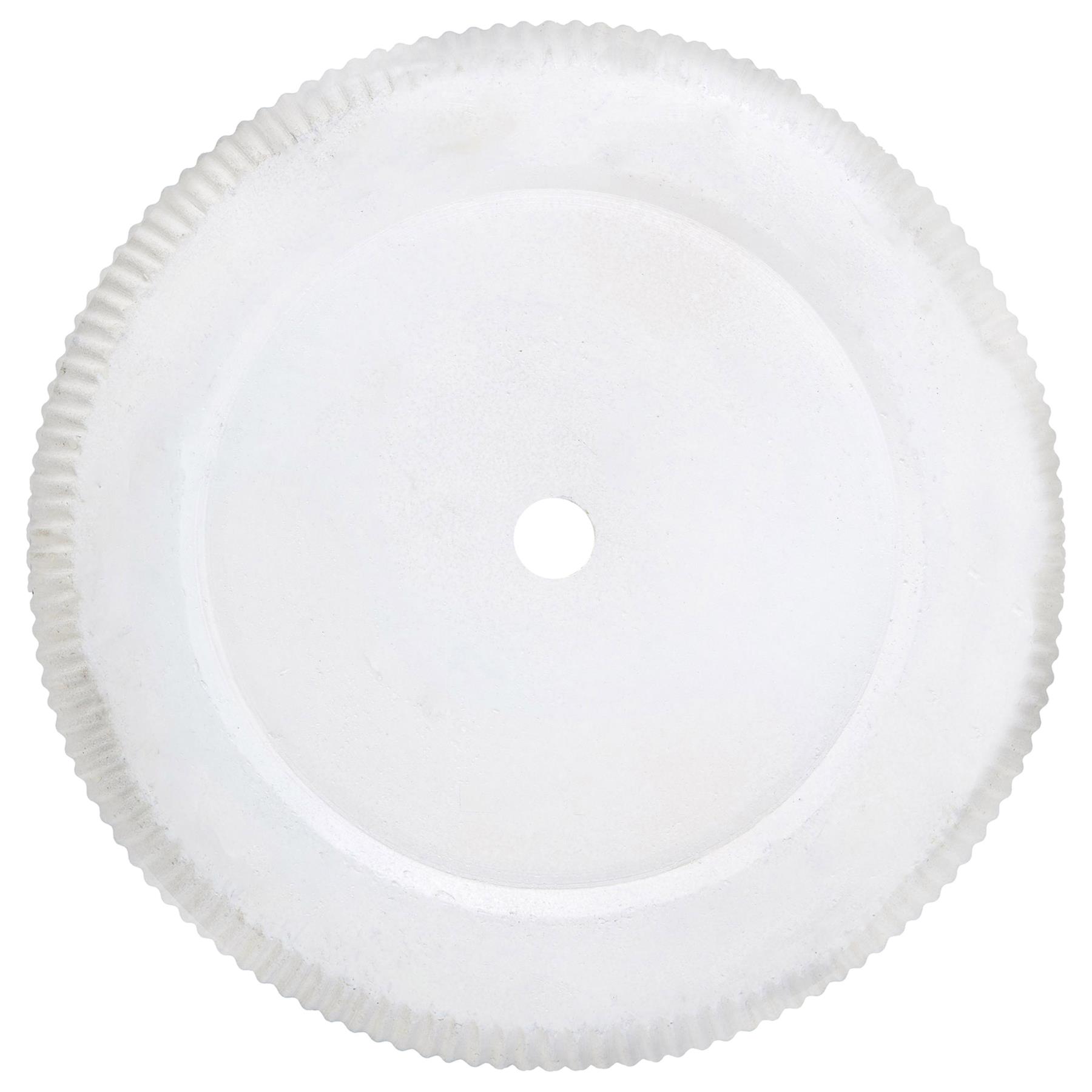 Beliani - OREOI - Bloempot - Wit - 55 x 55 x 55 cm - Kleivezel
