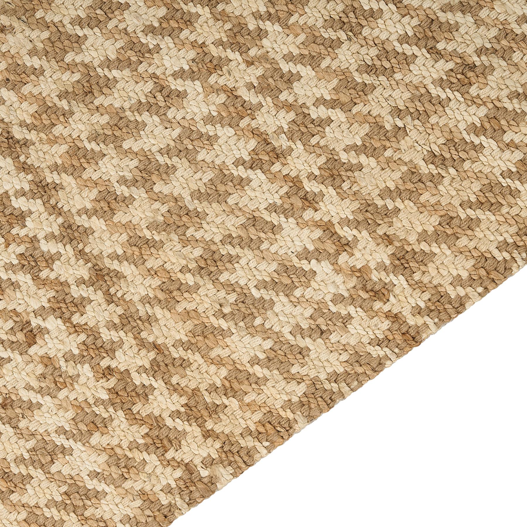 Beliani - ARAPTEPE - Laagpolig vloerkleed - Beige - 80 x 300 cm - Jute