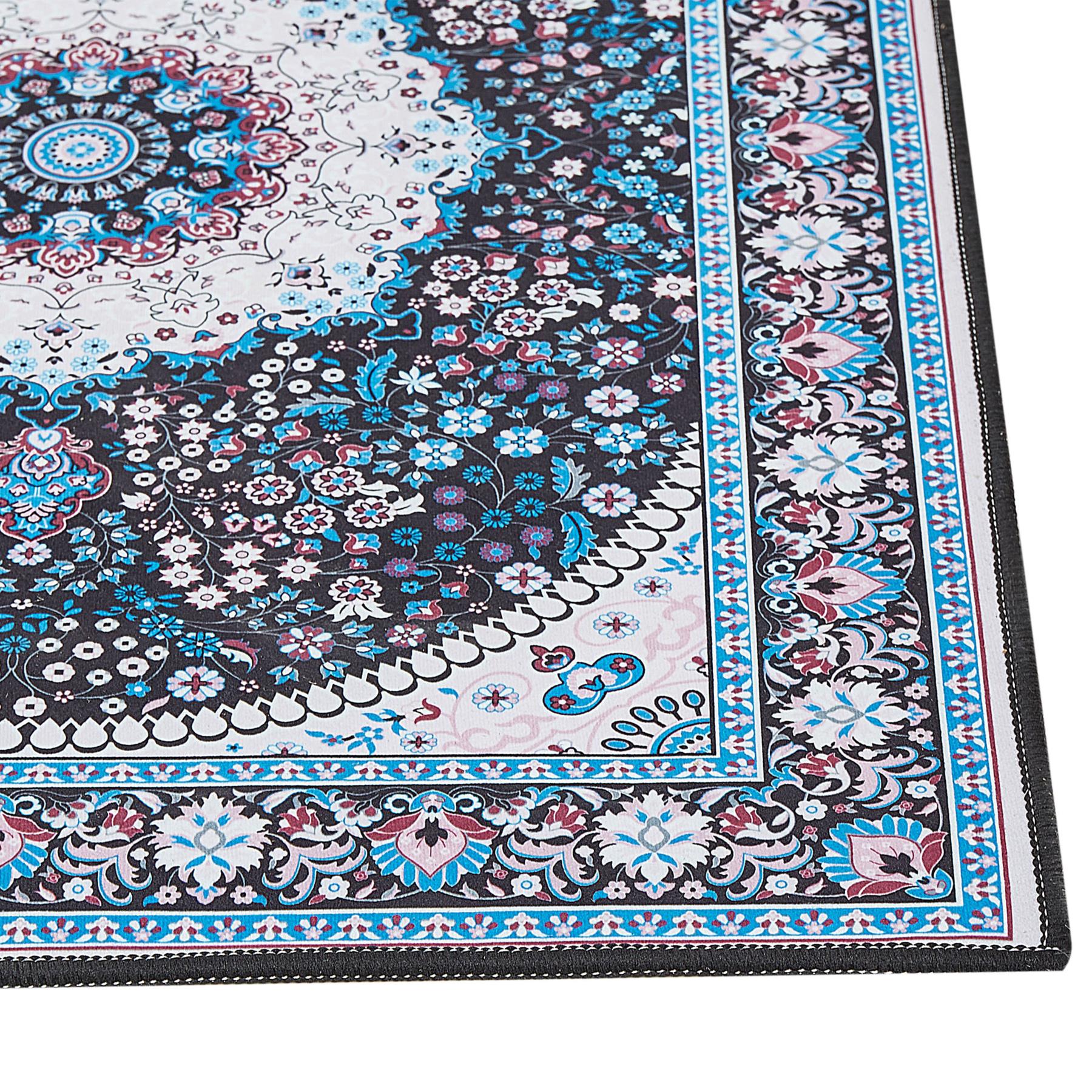 Beliani - GEDIZ - Loper tapijt - Blauw - 80 x 240 cm - Polyester