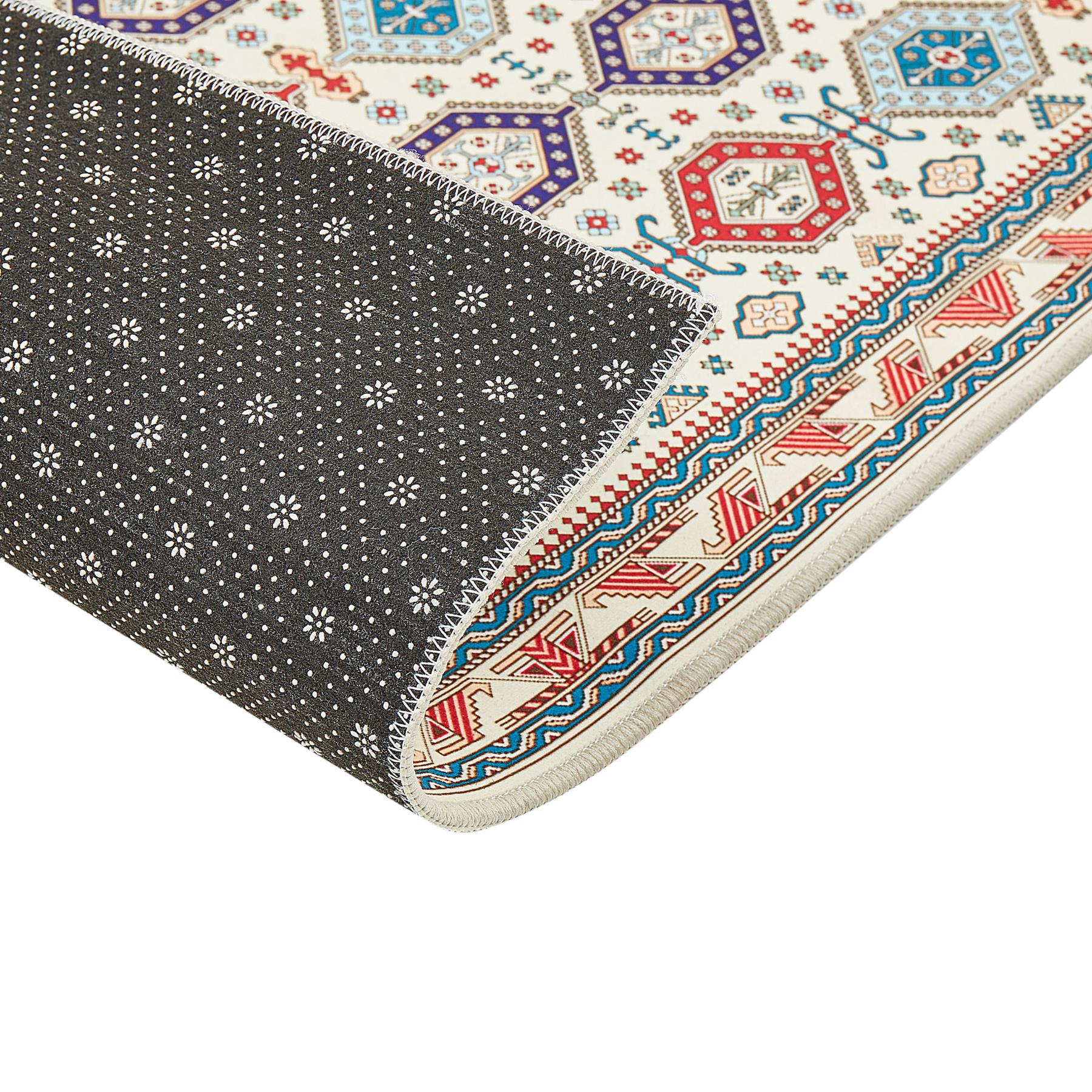 Beliani-HACILAR-Loper tapijt-Meerkleurig-80 x 240 cm-Polyester