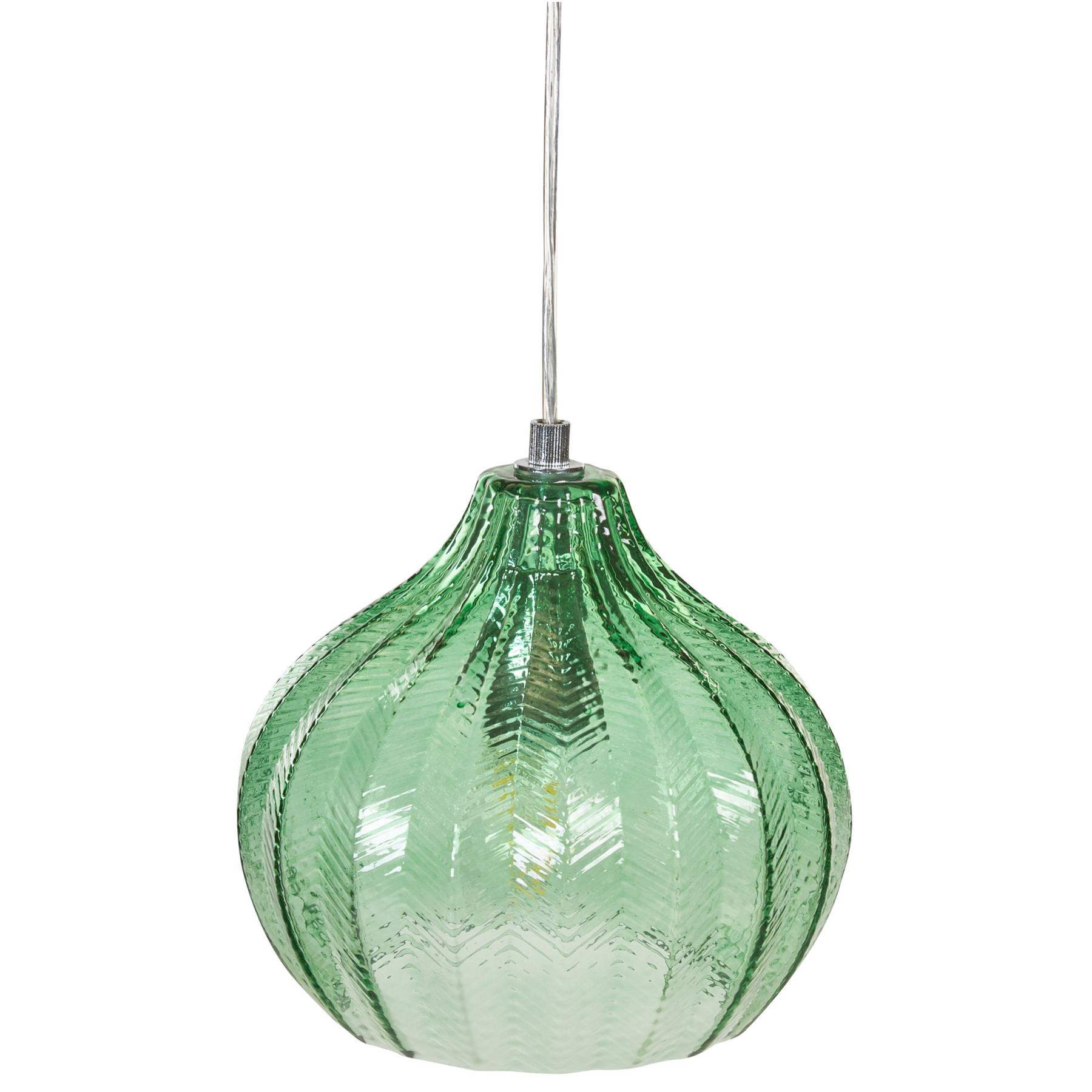 Beliani - KEILA - Hanglamp - Smaragdgroen - Glas