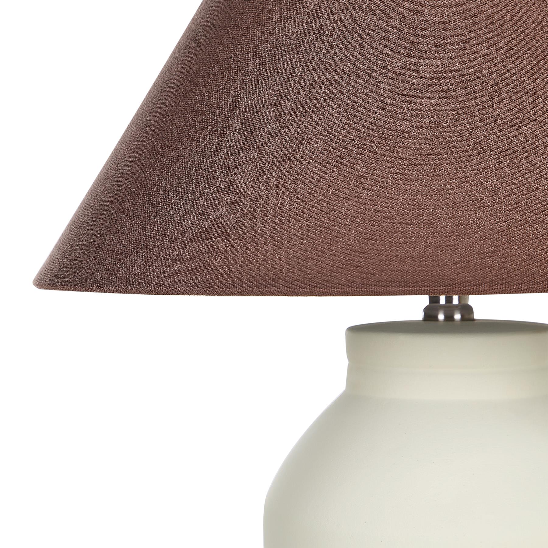 Beliani - RODEIRO - Tafellamp - Lichtbeige - Keramiek