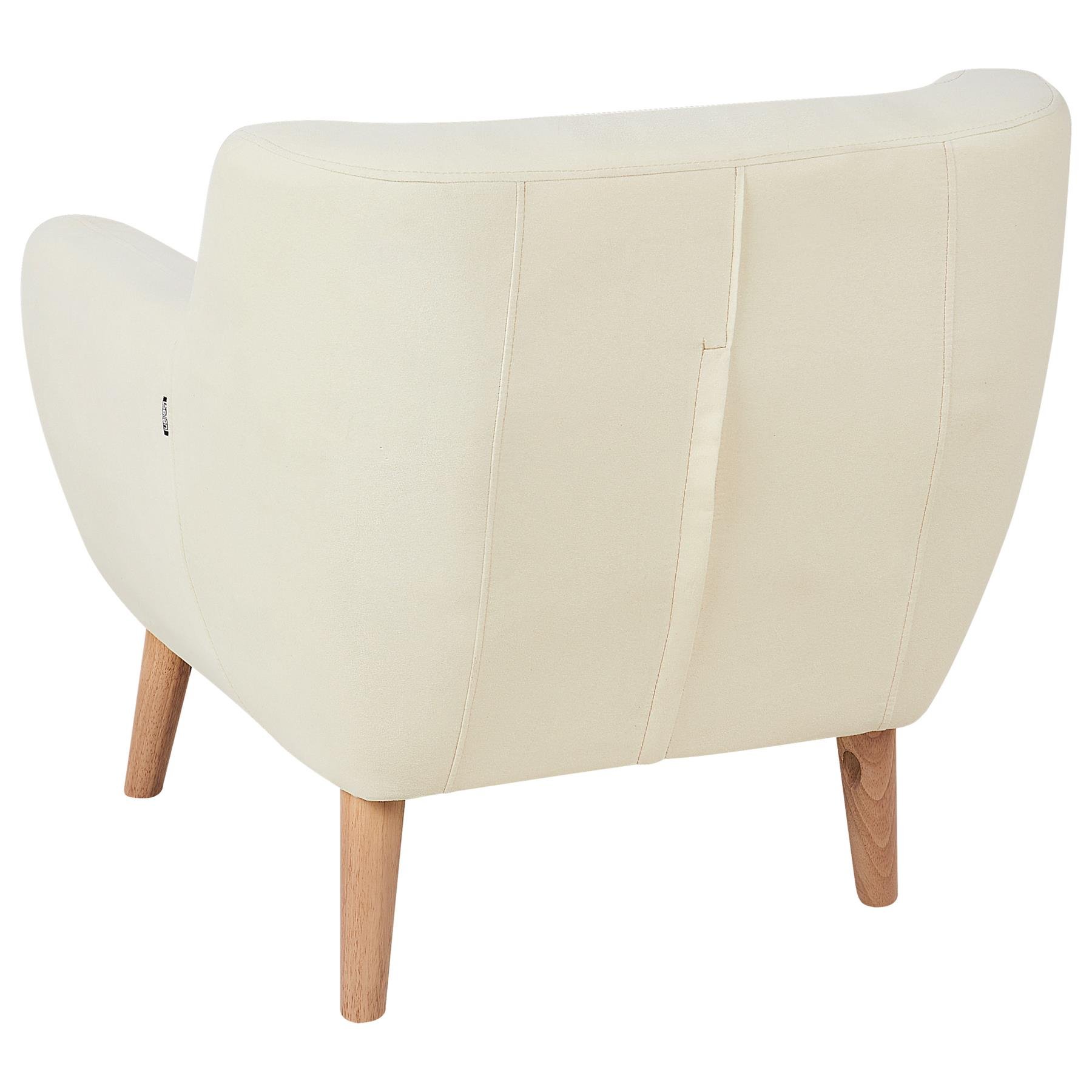 Beliani - MOTALA - Chesterfield fauteuil - Lichtbeige - Polyester