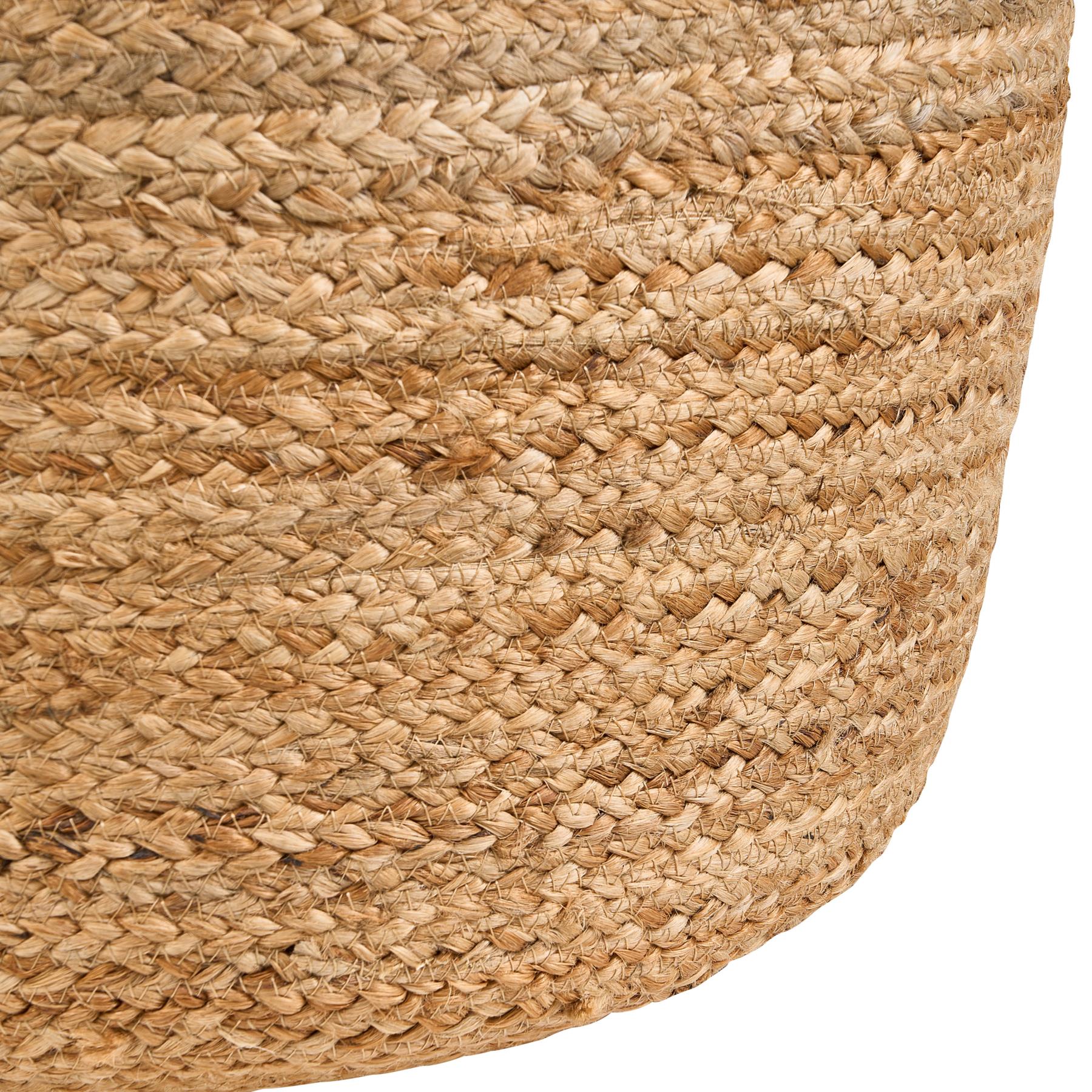 Beliani - DALAMA - Poef - Zandbeige - Jute
