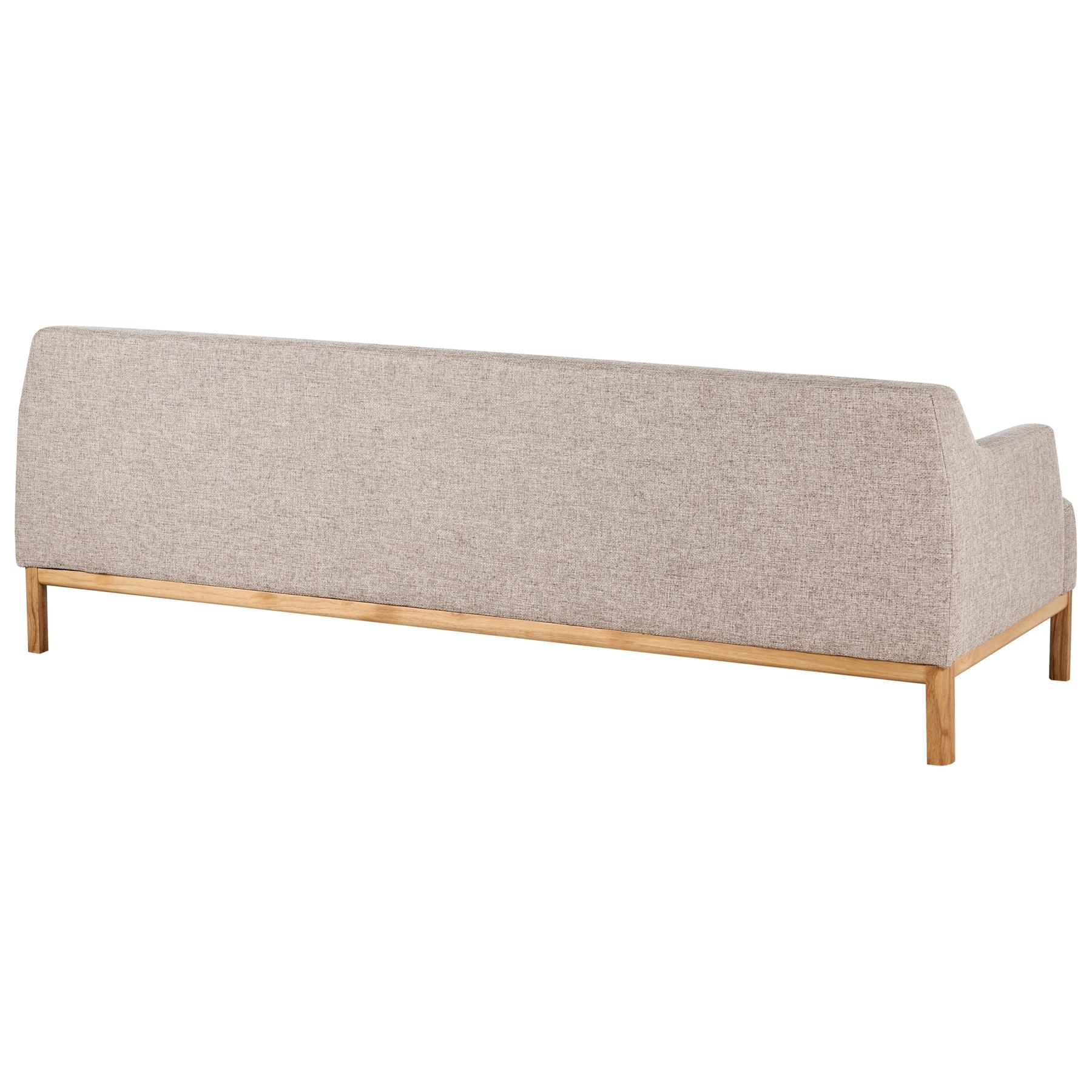 Beliani - SOSJO - Driezitsbank - Lichtbruin - Polyester