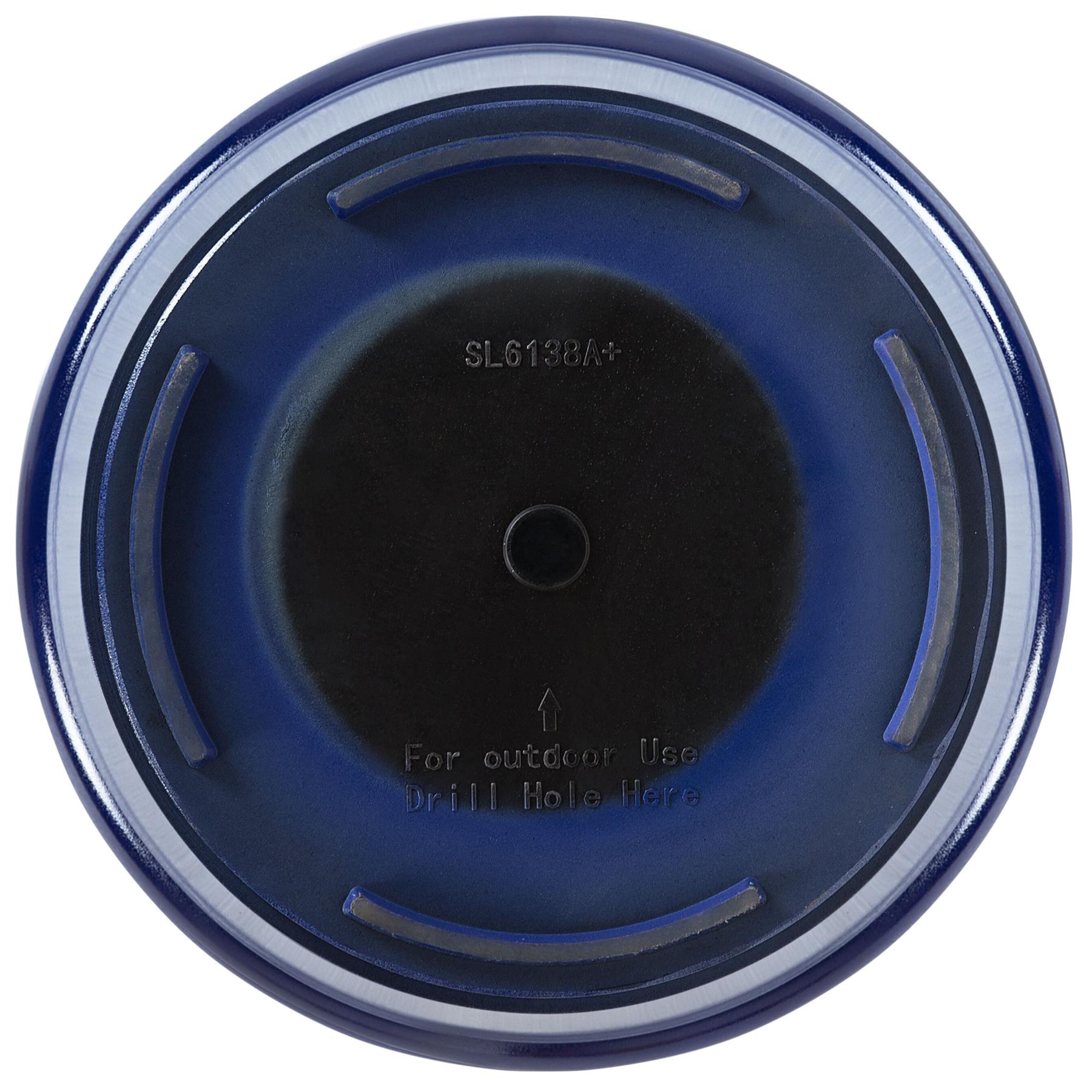 Beliani-KOKKINO-Bloempot set-Marineblauw-46 cm-Klei-vezelmengsel