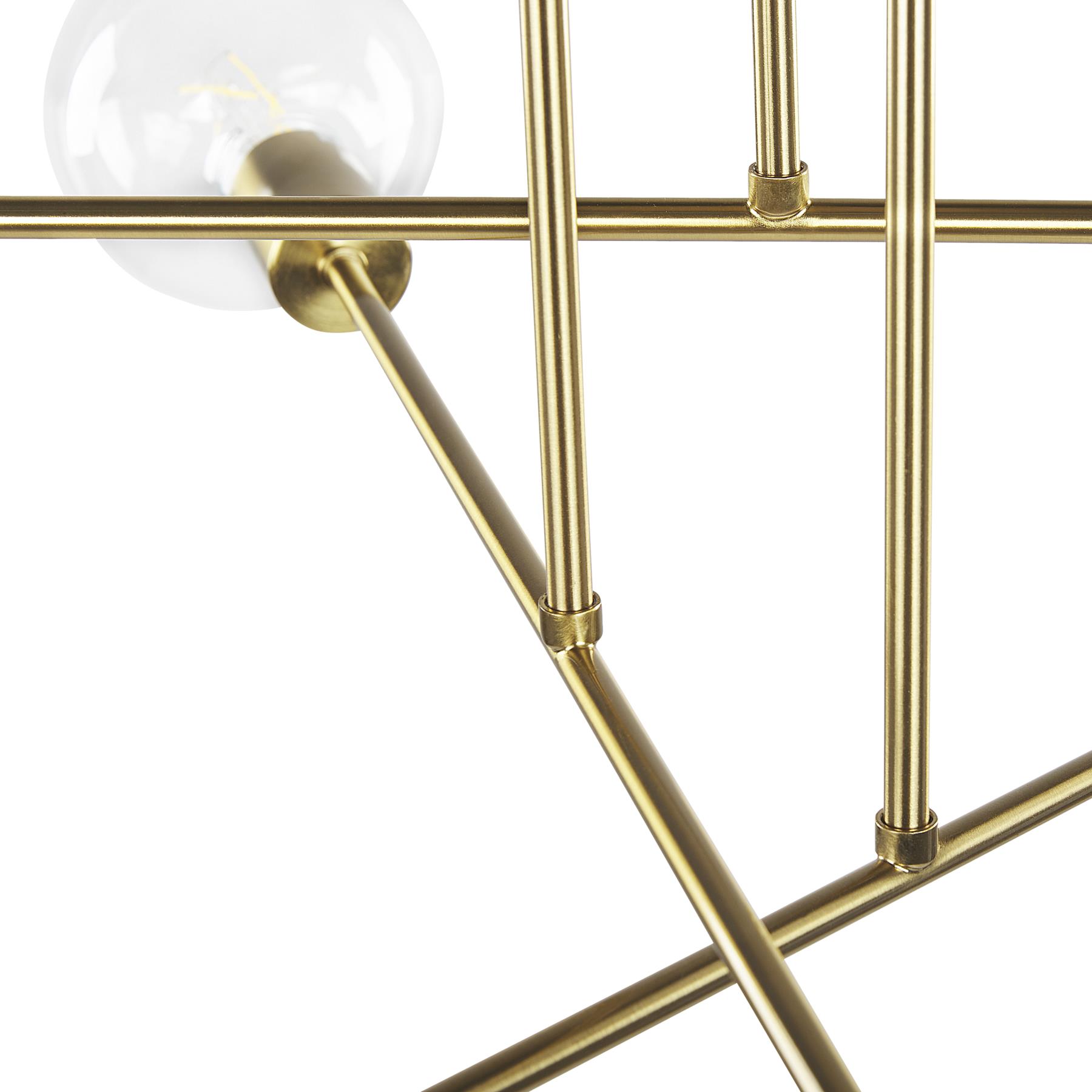 Beliani - KIDANE - Plafondlamp - Messing - Metaal