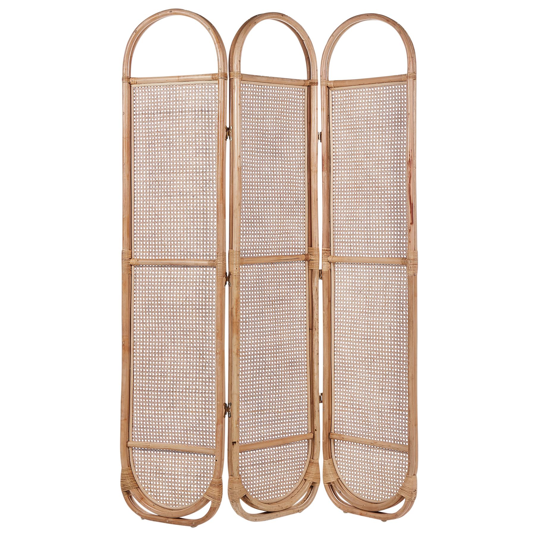 Beliani - CORTONA - Kamerscherm - Naturel - Rotan