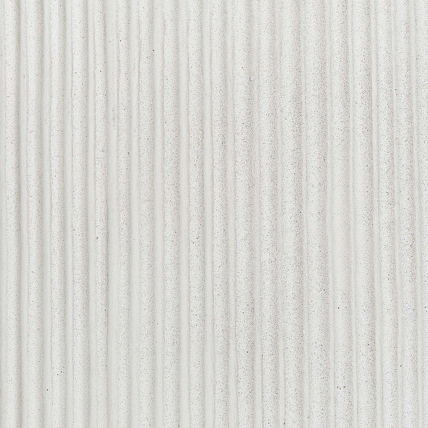 Beliani - OREOI - Bloempot - Wit - 55 x 55 x 55 cm - Kleivezel