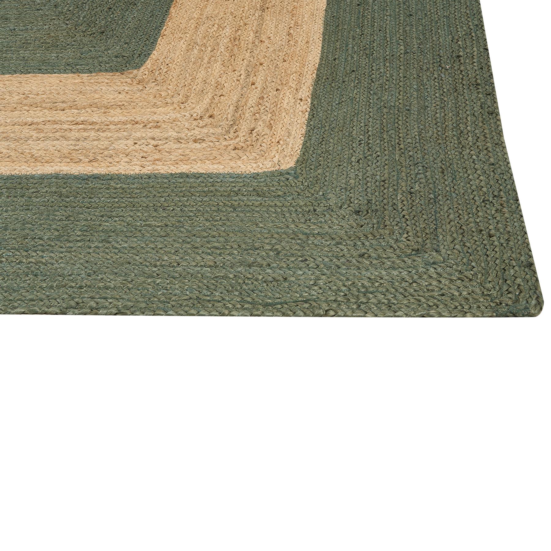 Beliani - KARAKUYU - Vloerkleed - Groen - 300 x 400 cm - Jute