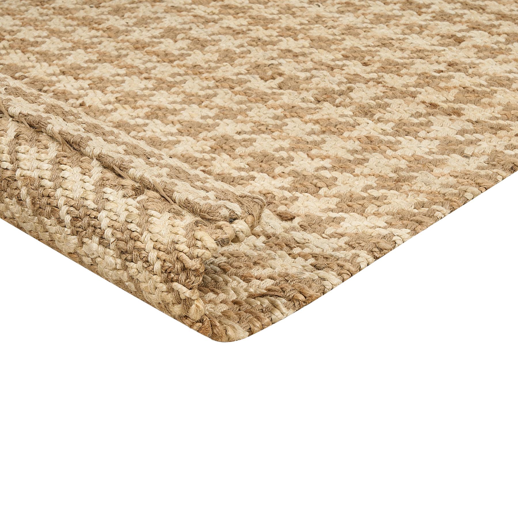 Beliani - ARAPTEPE - Laagpolig vloerkleed - Beige - 80 x 300 cm - Jute