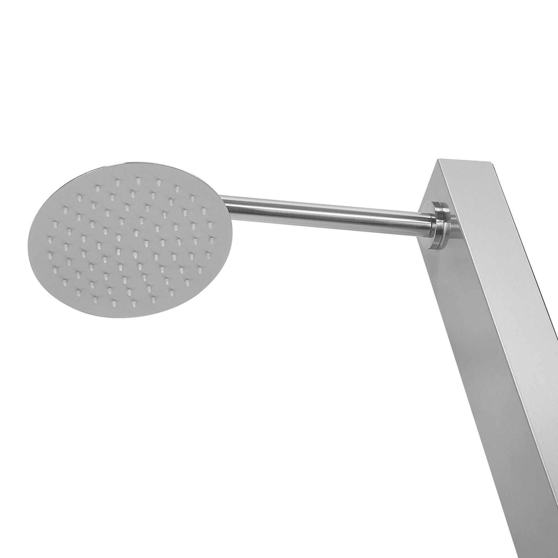Beliani - OLZAI - Buitendouche - Zilver - RVS