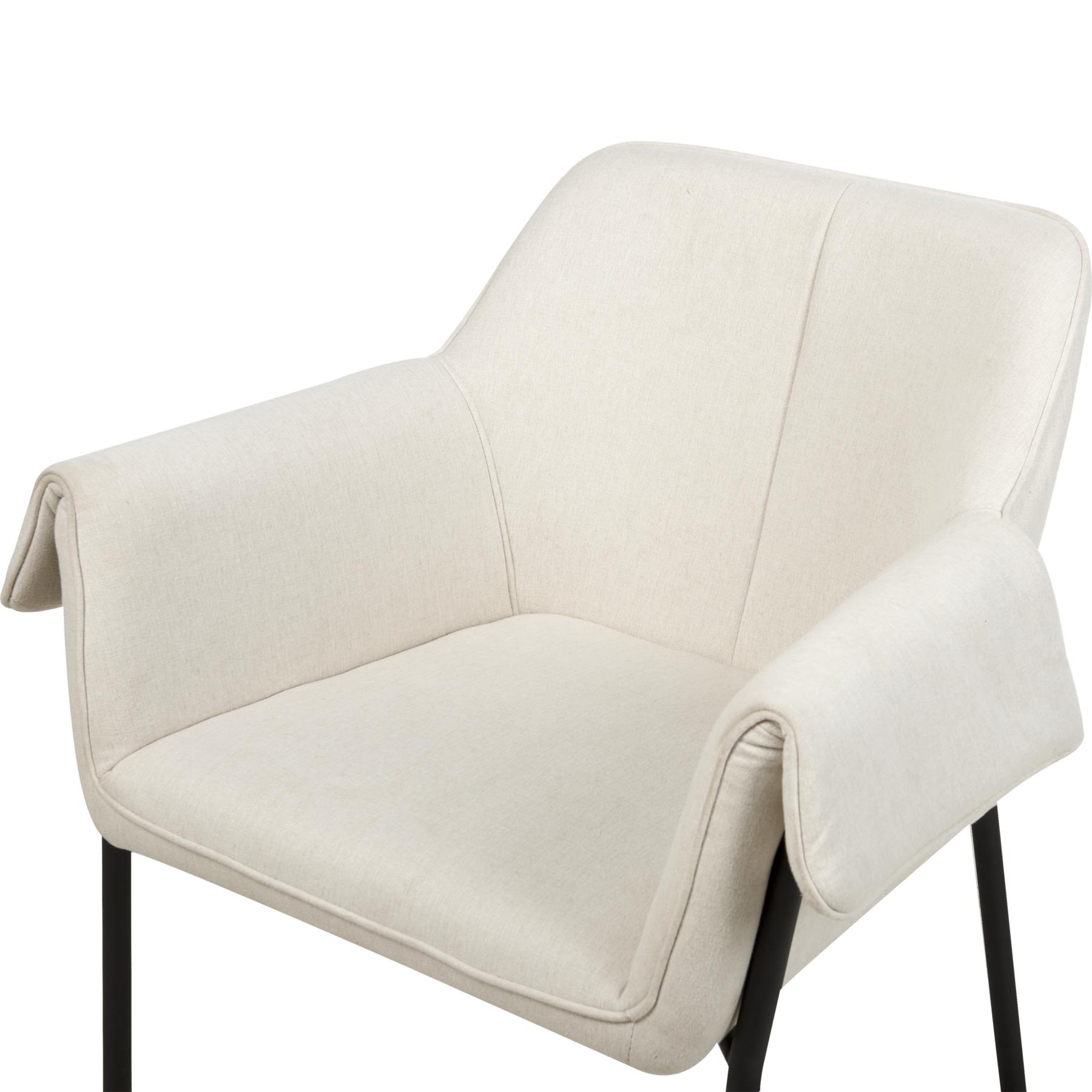 Beliani - ARLA - Fauteuil - Crème - Polyester