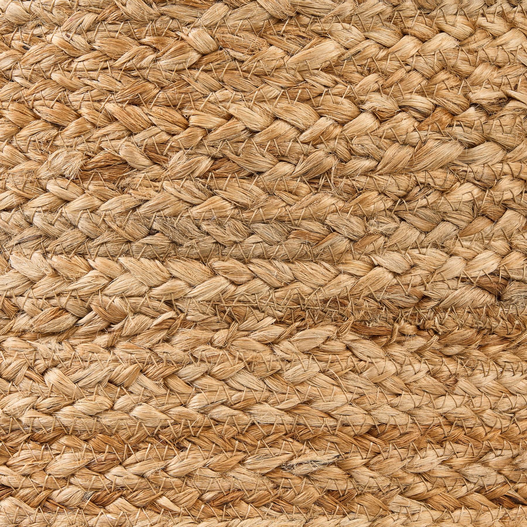 Beliani - DALAMA - Poef - Zandbeige - Jute
