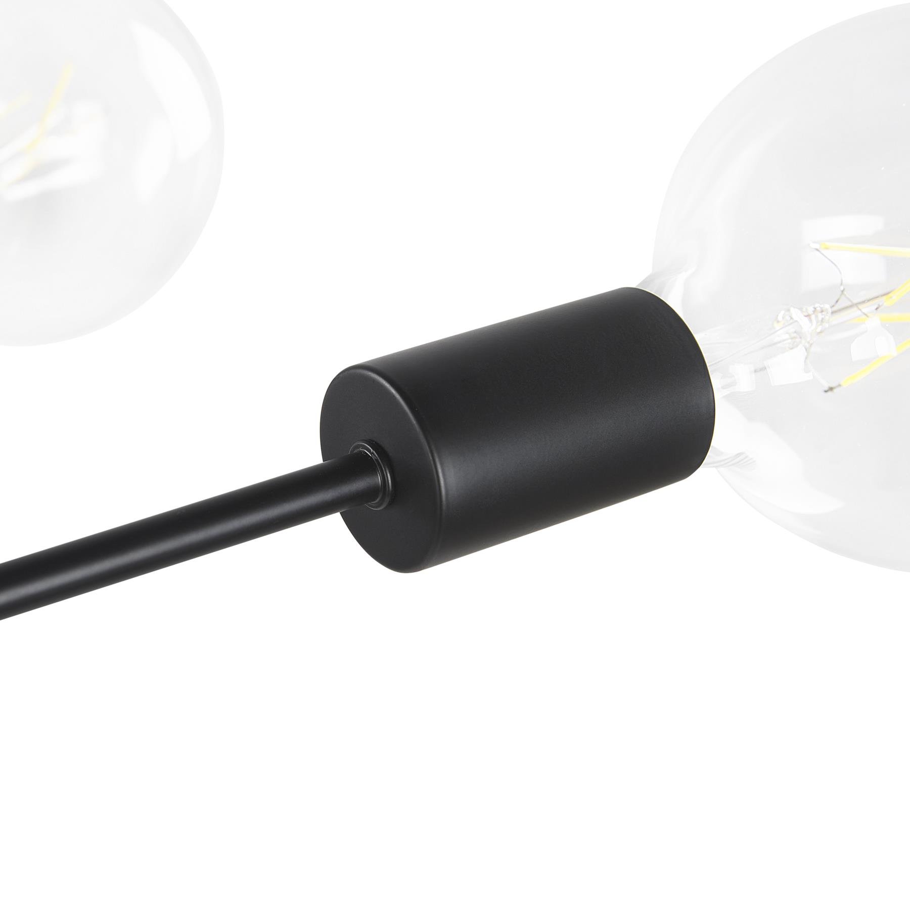 Beliani - KIDANE - Plafondlamp - Zwart - Metaal