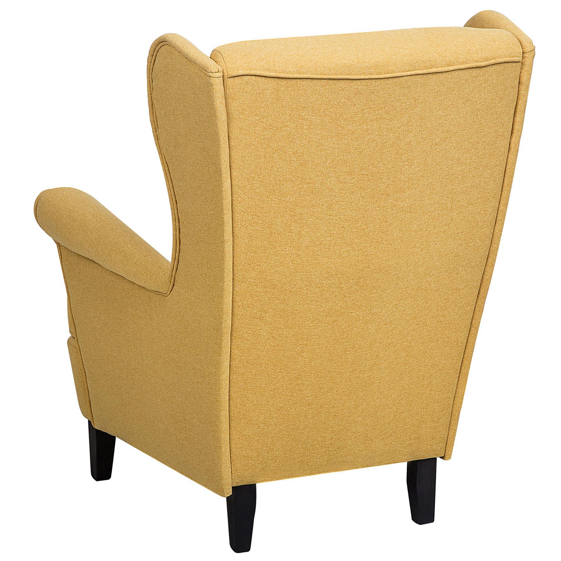 Beliani - ABSON - Fauteuil - Geel - Polyester